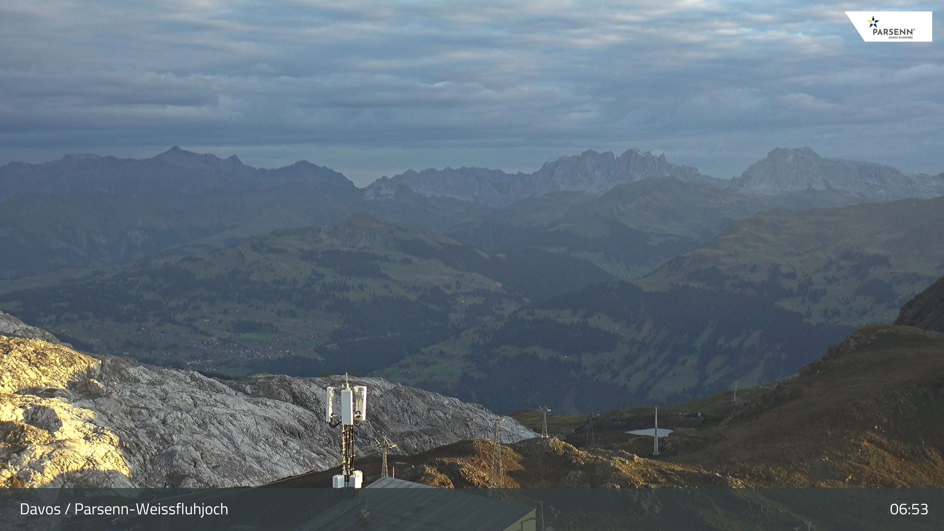 Archiv Foto Webcam Weissfluhjoch - Schifer