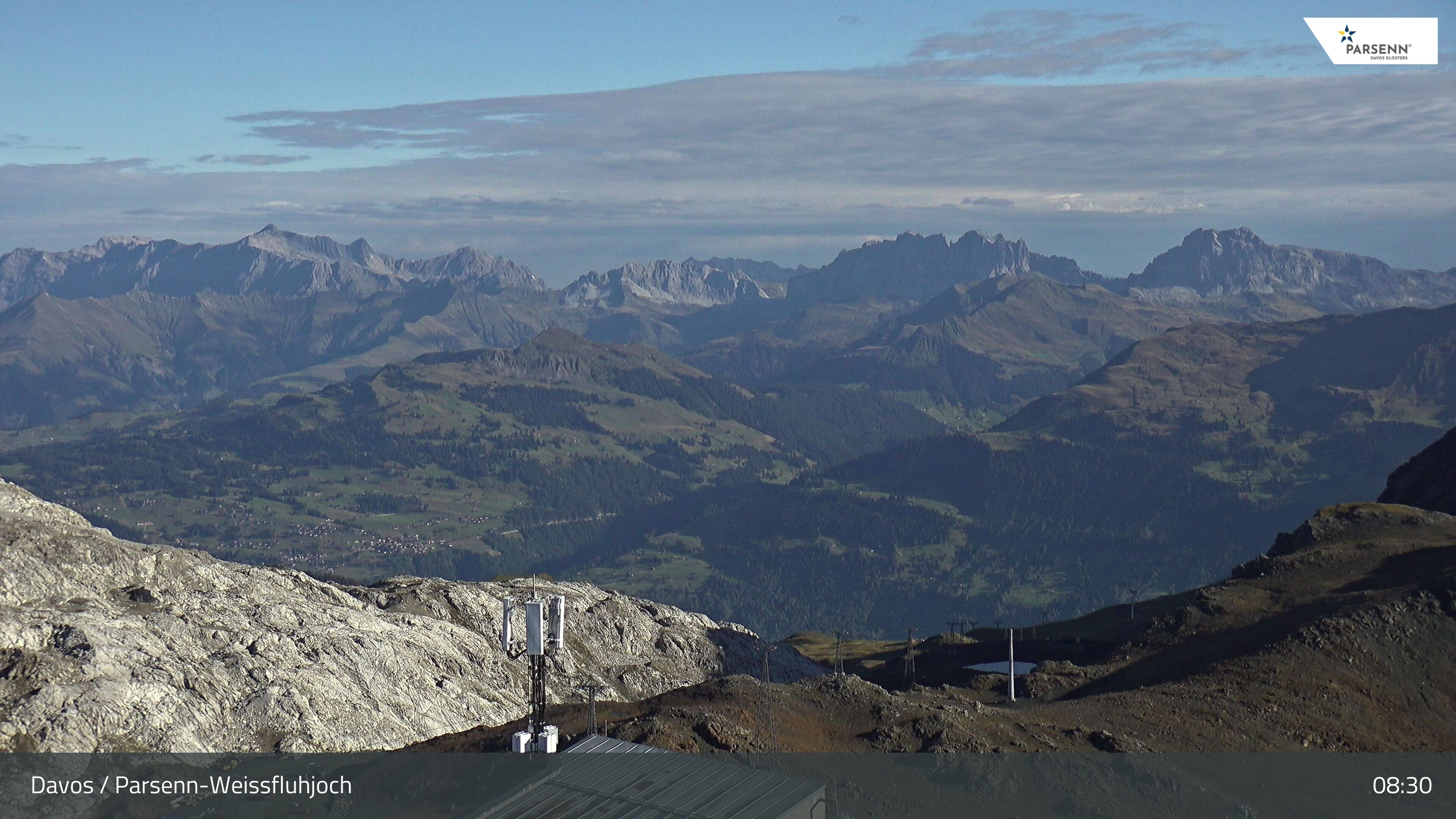 Archiv Foto Webcam Weissfluhjoch - Schifer