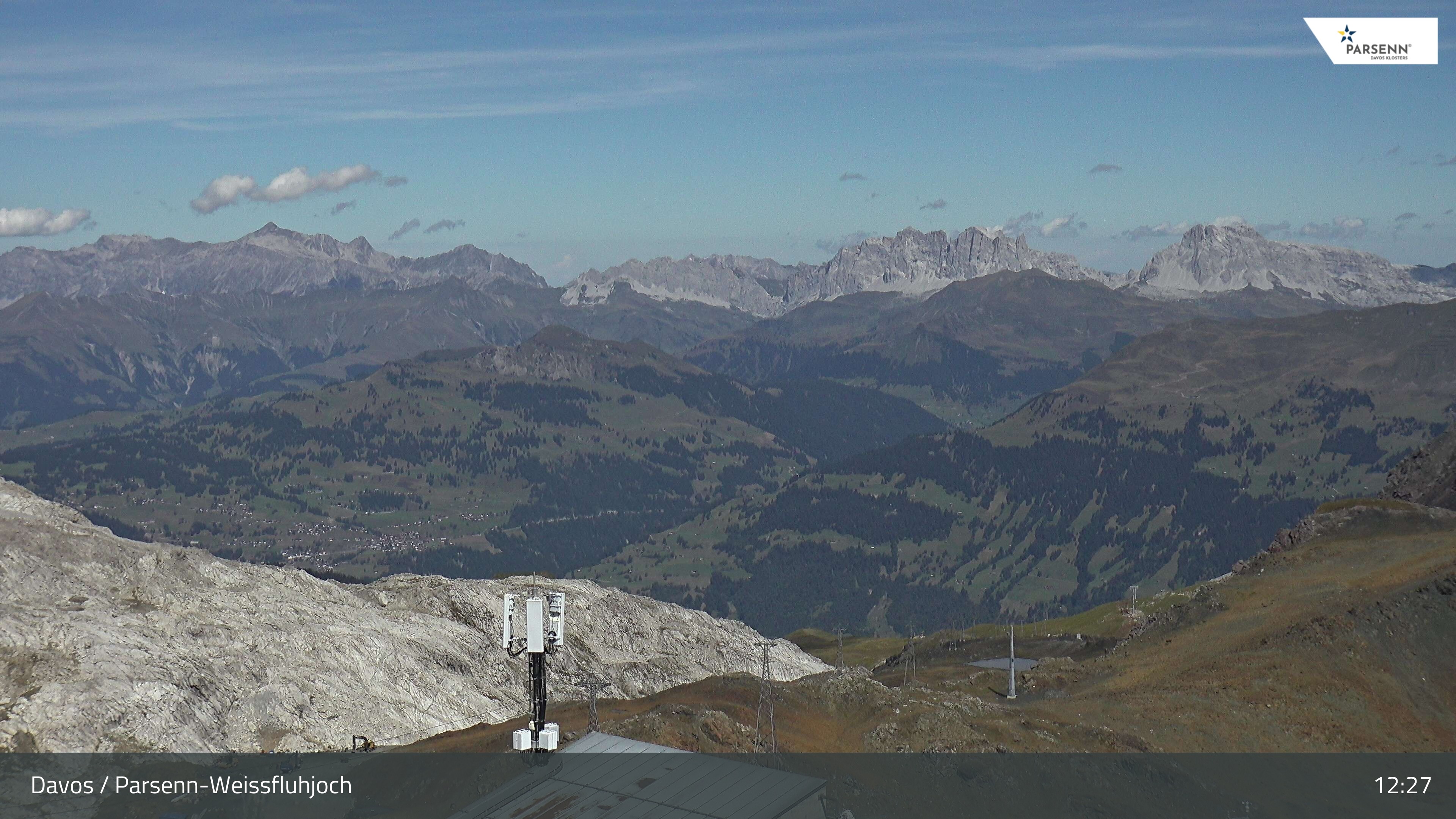 Archiv Foto Webcam Weissfluhjoch - Schifer