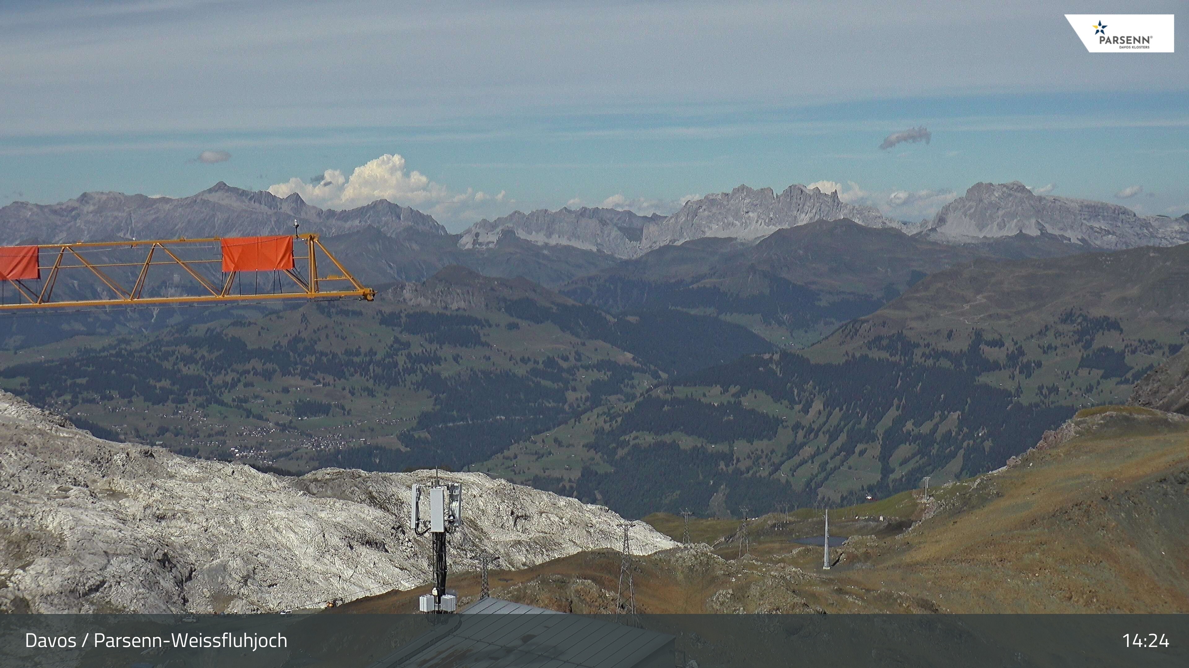 Archiv Foto Webcam Weissfluhjoch - Schifer