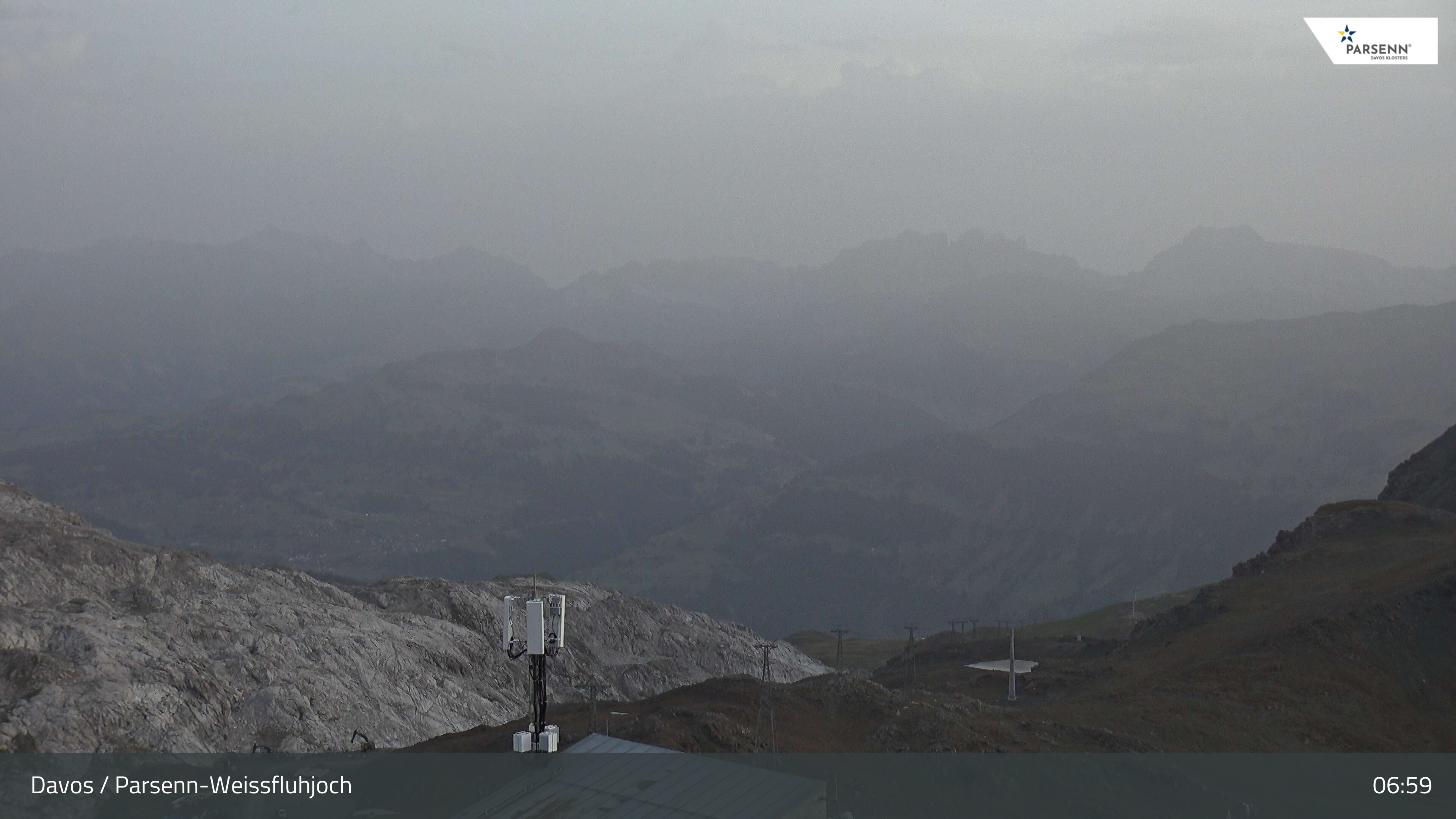 Archiv Foto Webcam Weissfluhjoch - Schifer