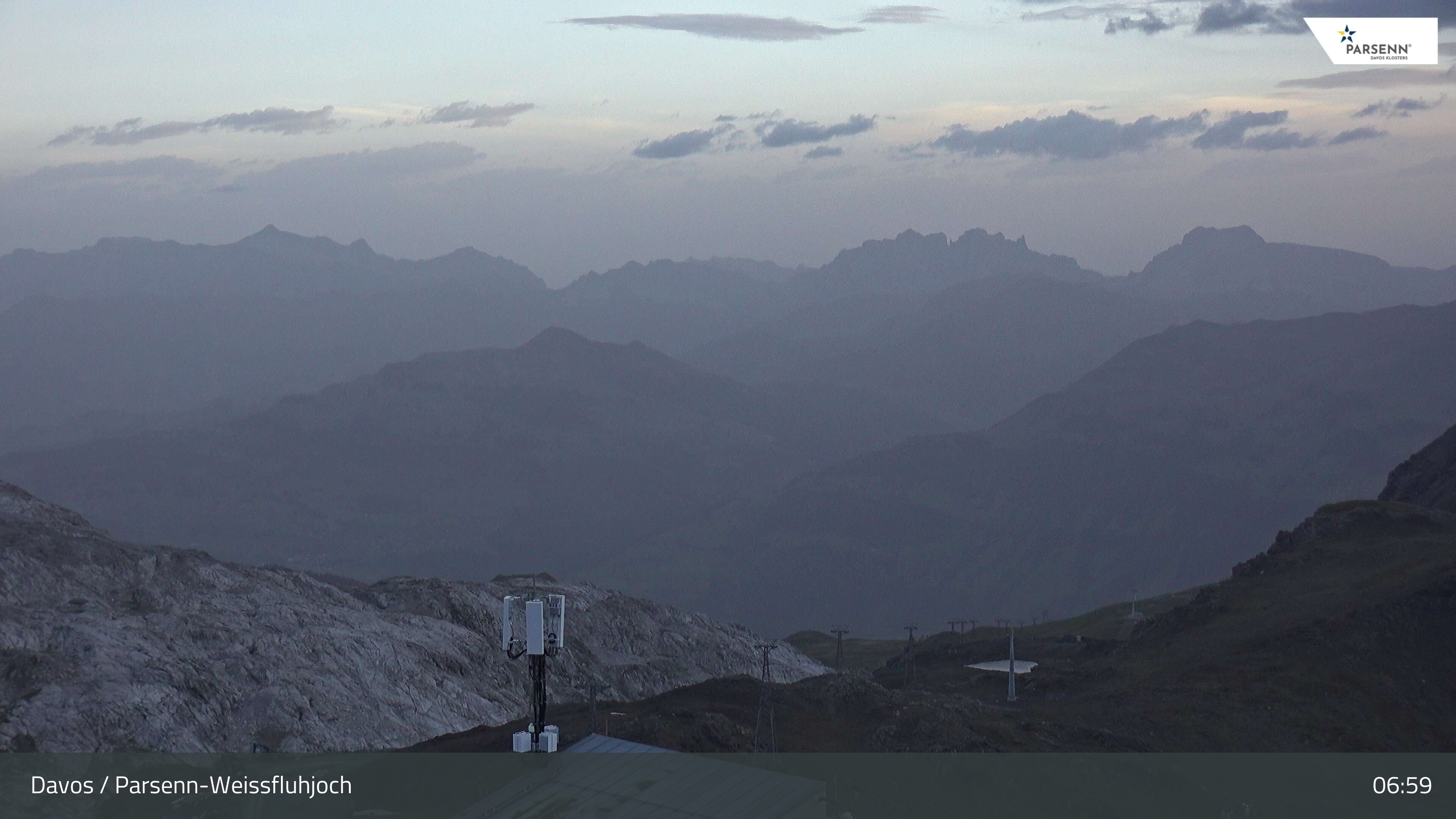 Archiv Foto Webcam Weissfluhjoch - Schifer