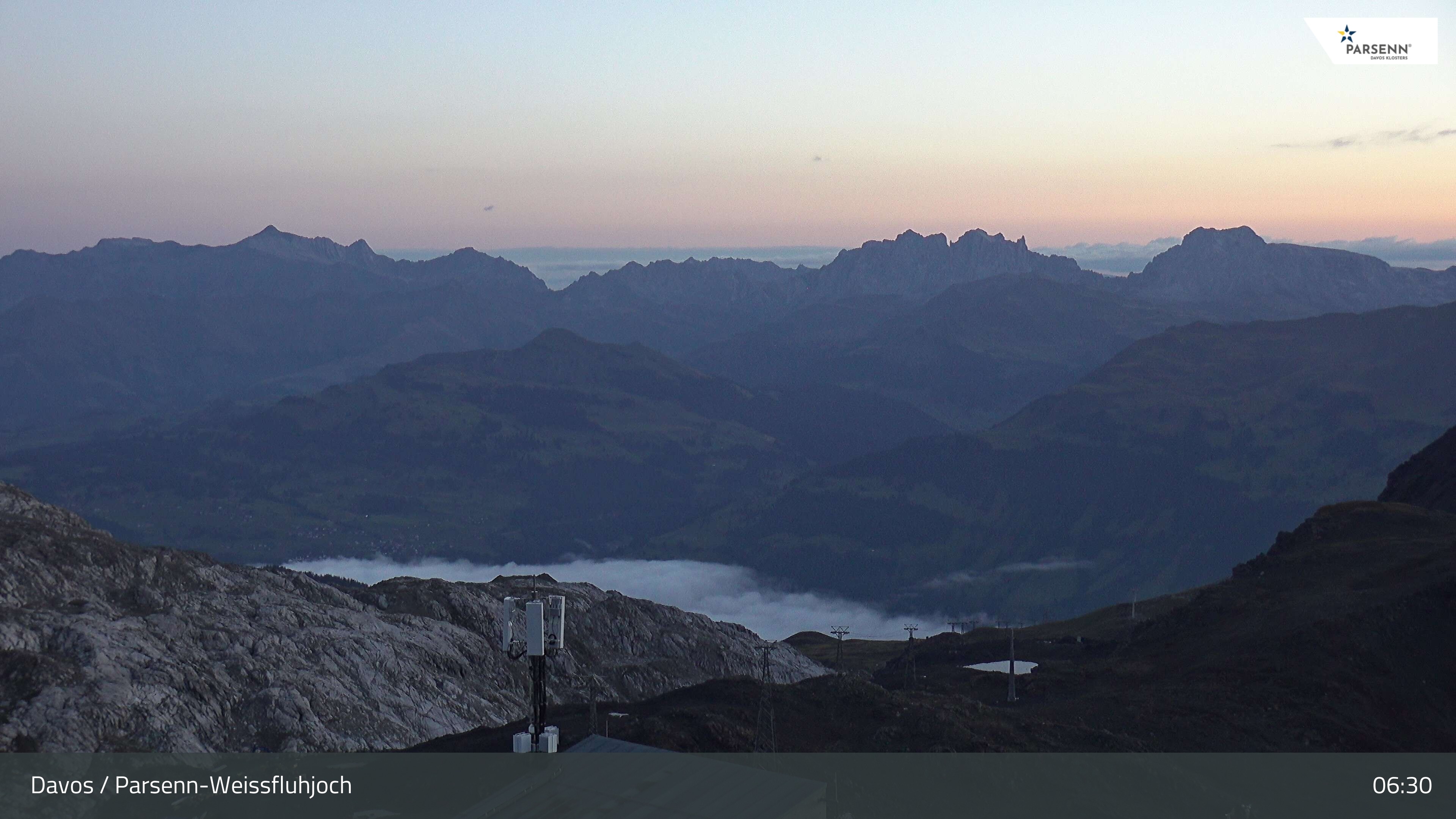 Archiv Foto Webcam Weissfluhjoch - Schifer