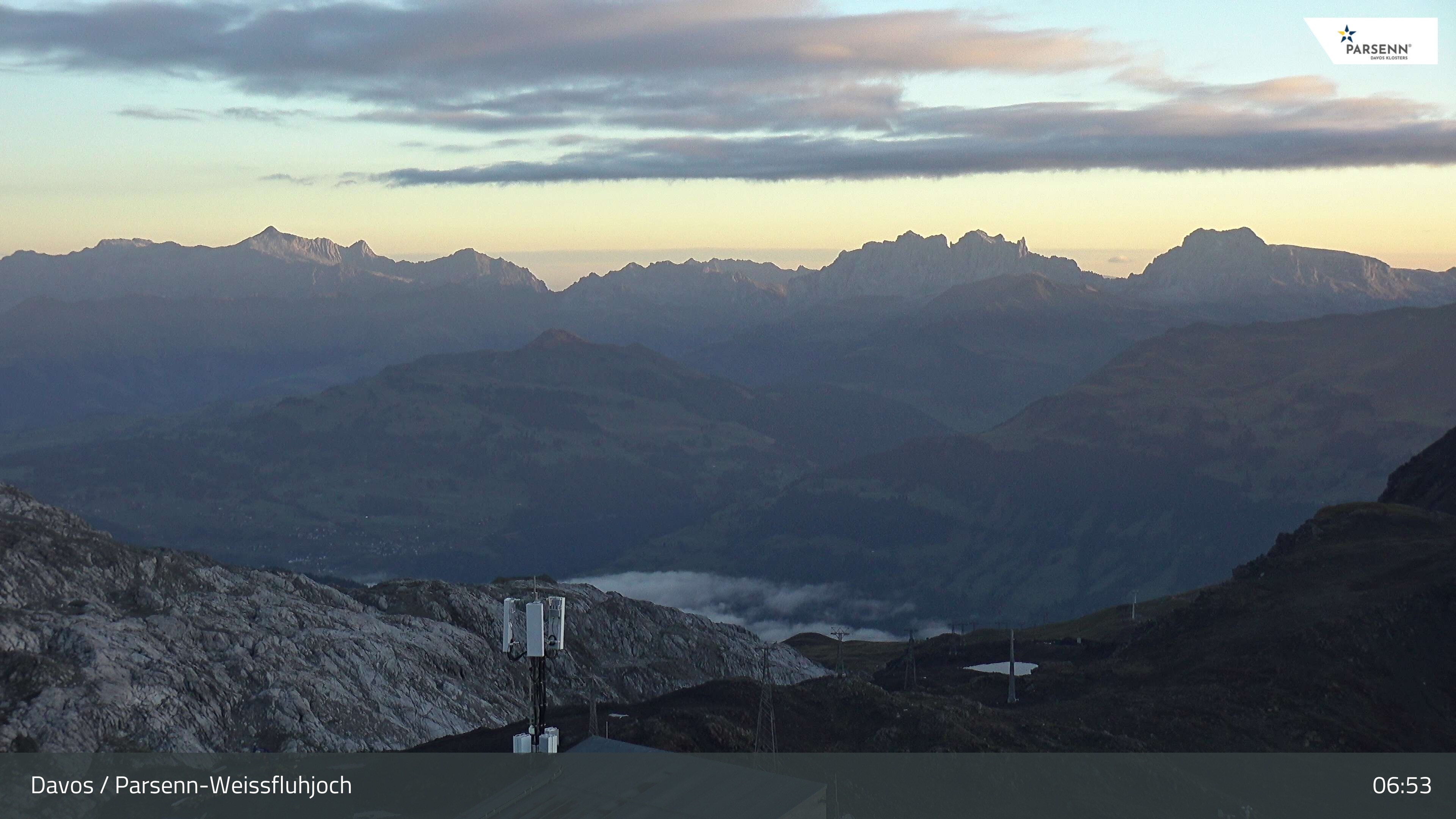 Archiv Foto Webcam Weissfluhjoch - Schifer