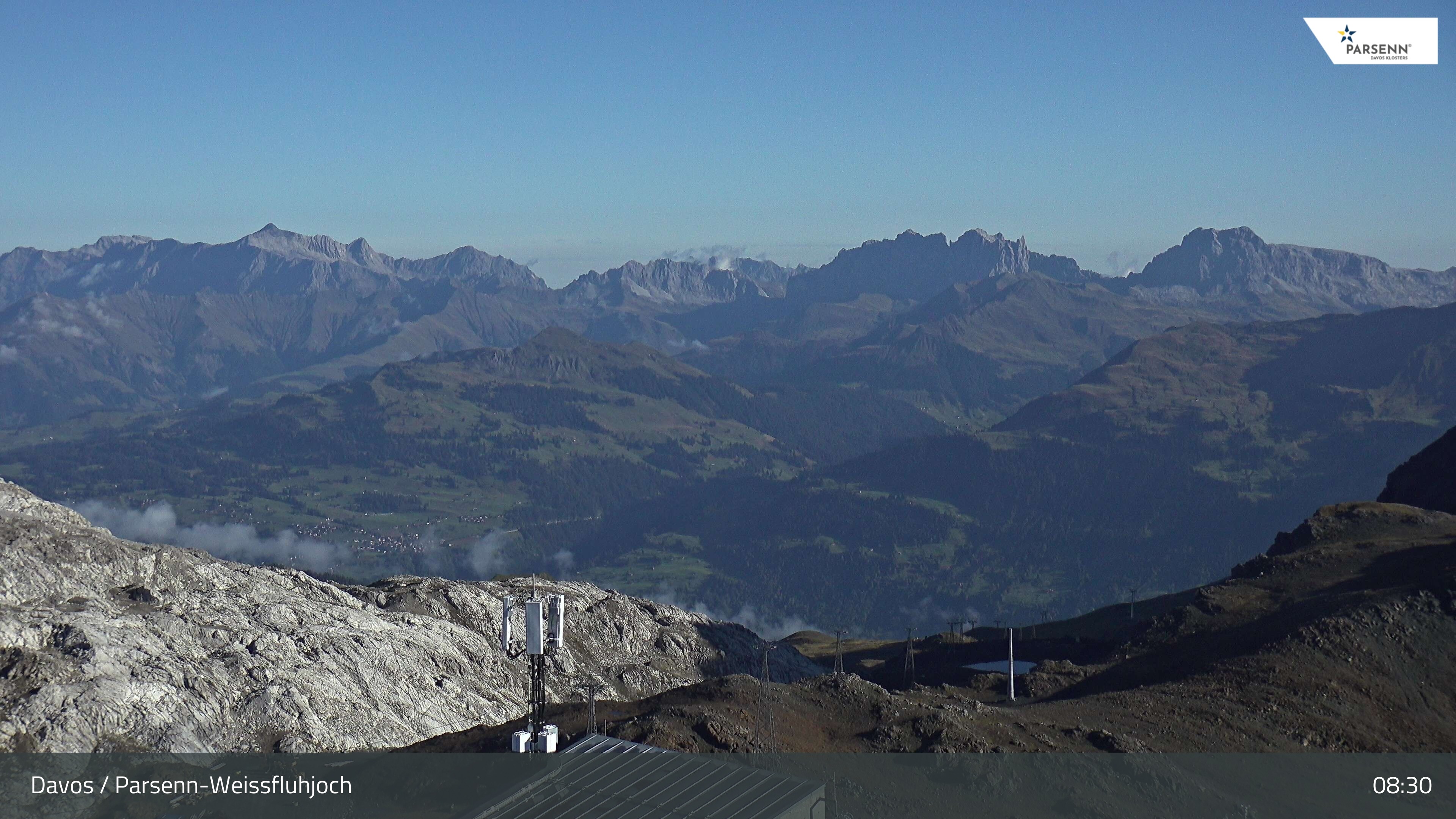 Archiv Foto Webcam Weissfluhjoch - Schifer