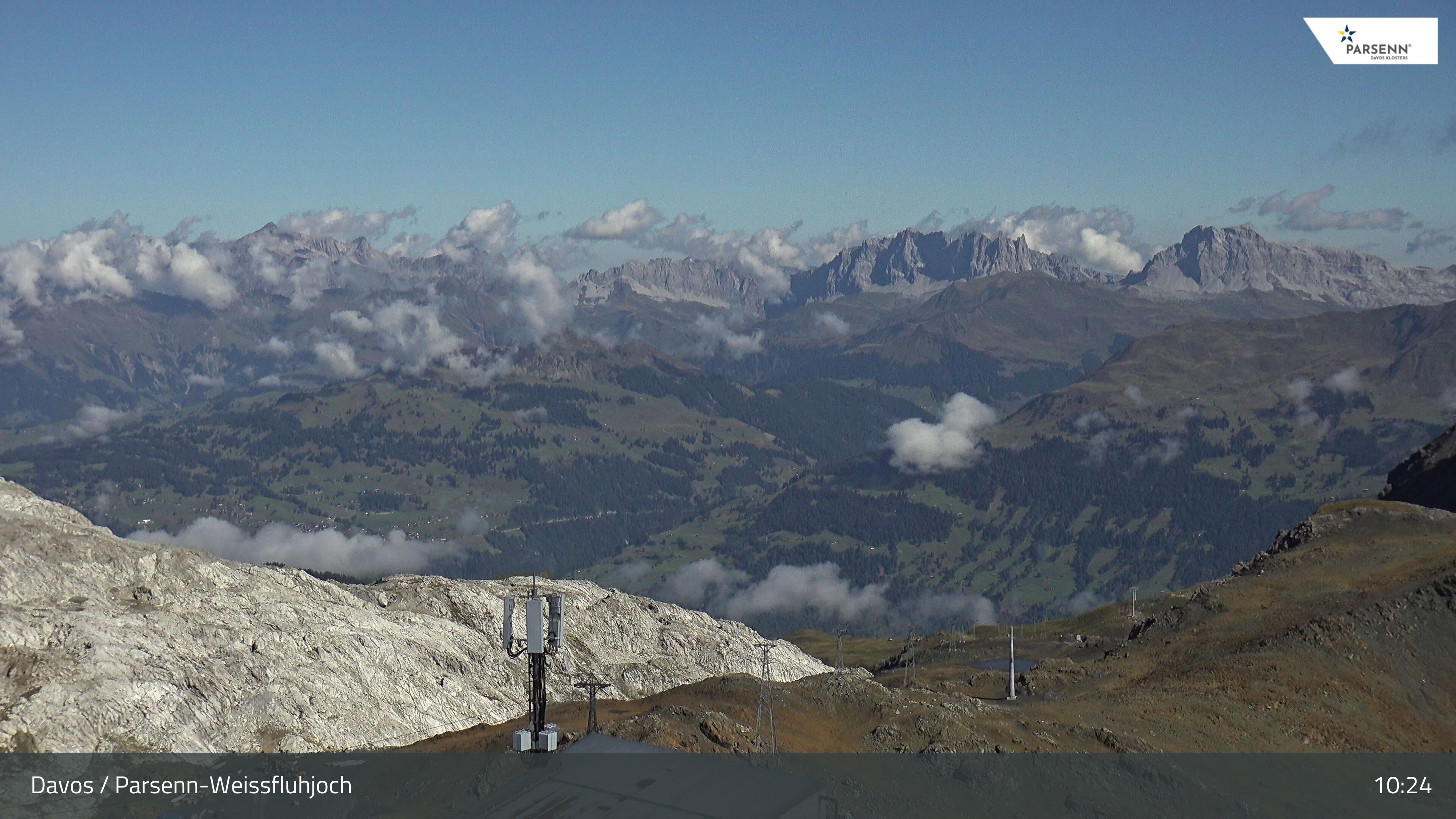 Archiv Foto Webcam Weissfluhjoch - Schifer