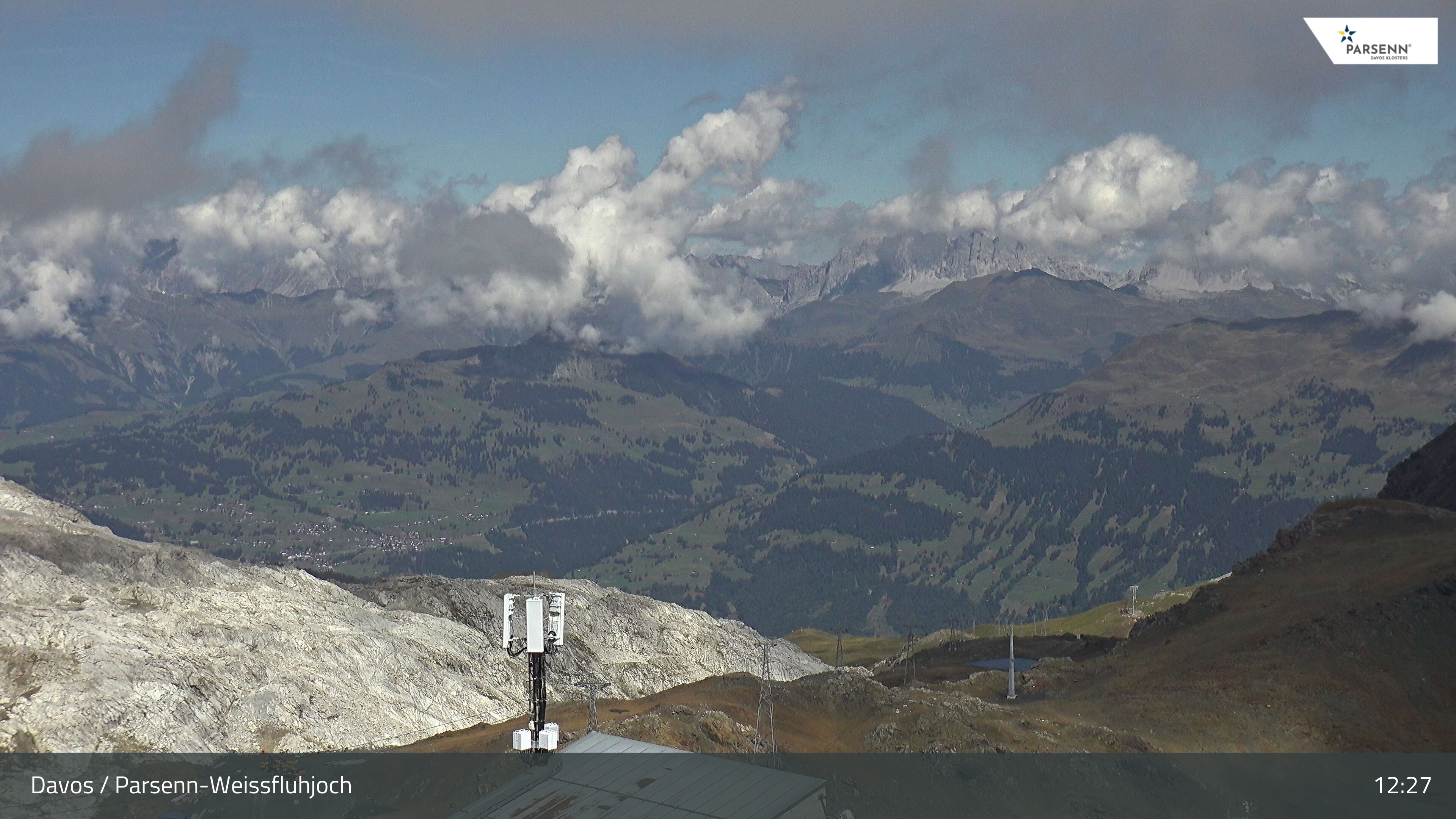 Archiv Foto Webcam Weissfluhjoch - Schifer