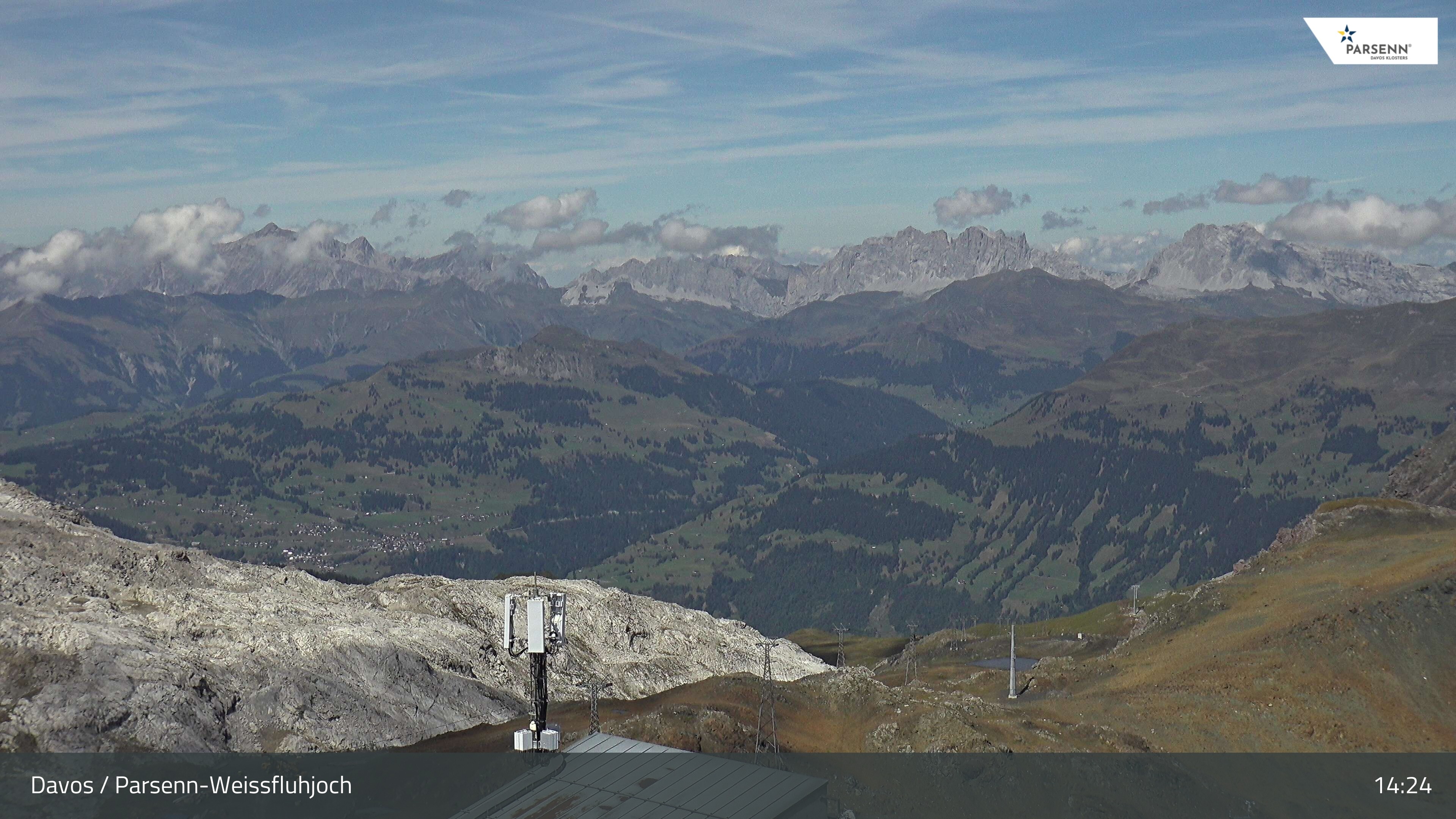 Archiv Foto Webcam Weissfluhjoch - Schifer