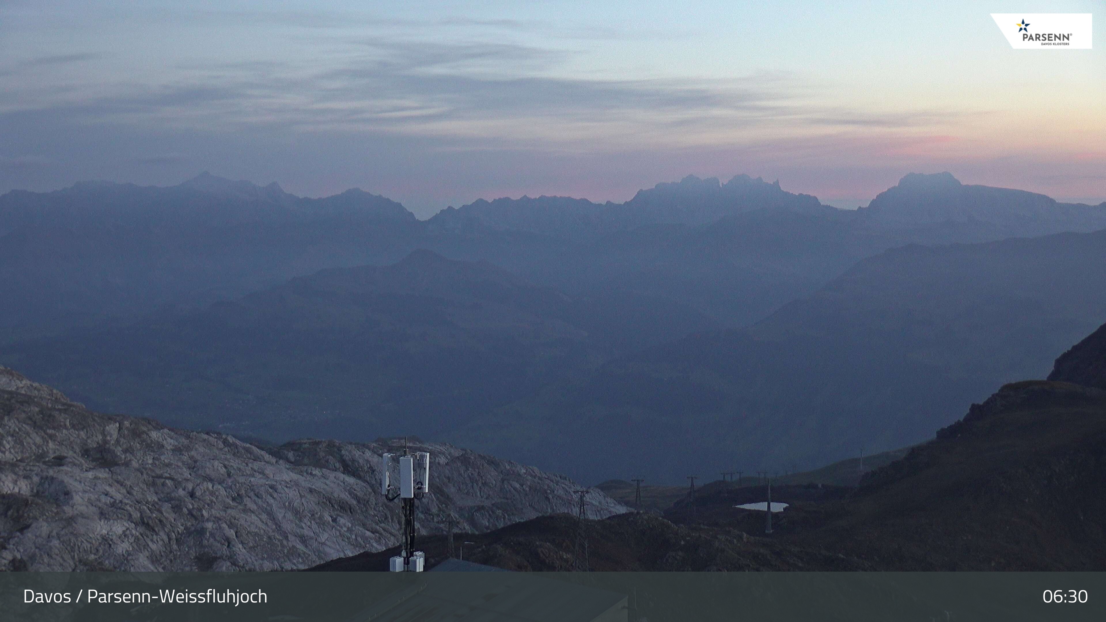 Archiv Foto Webcam Weissfluhjoch - Schifer