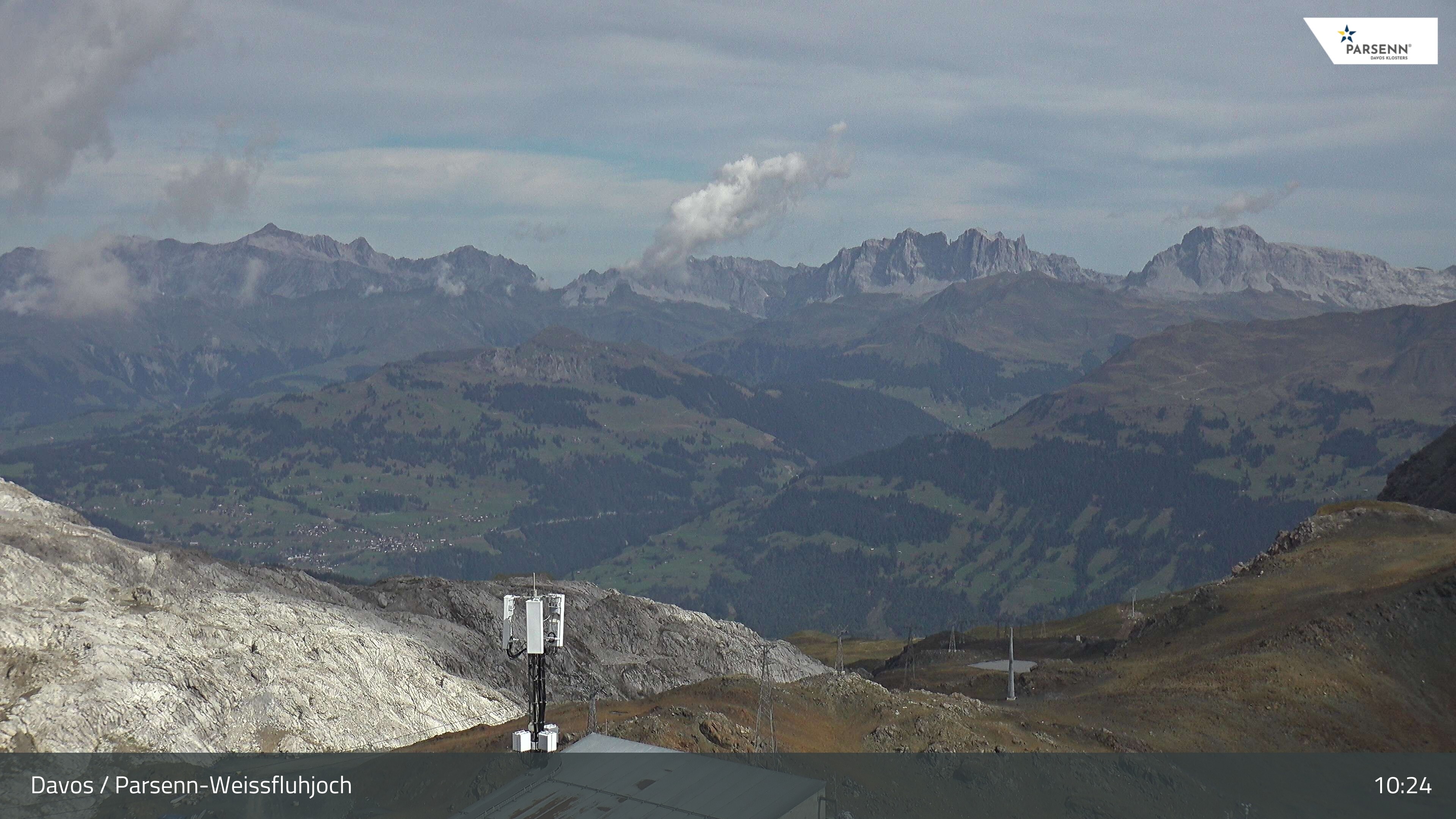 Archiv Foto Webcam Weissfluhjoch - Schifer