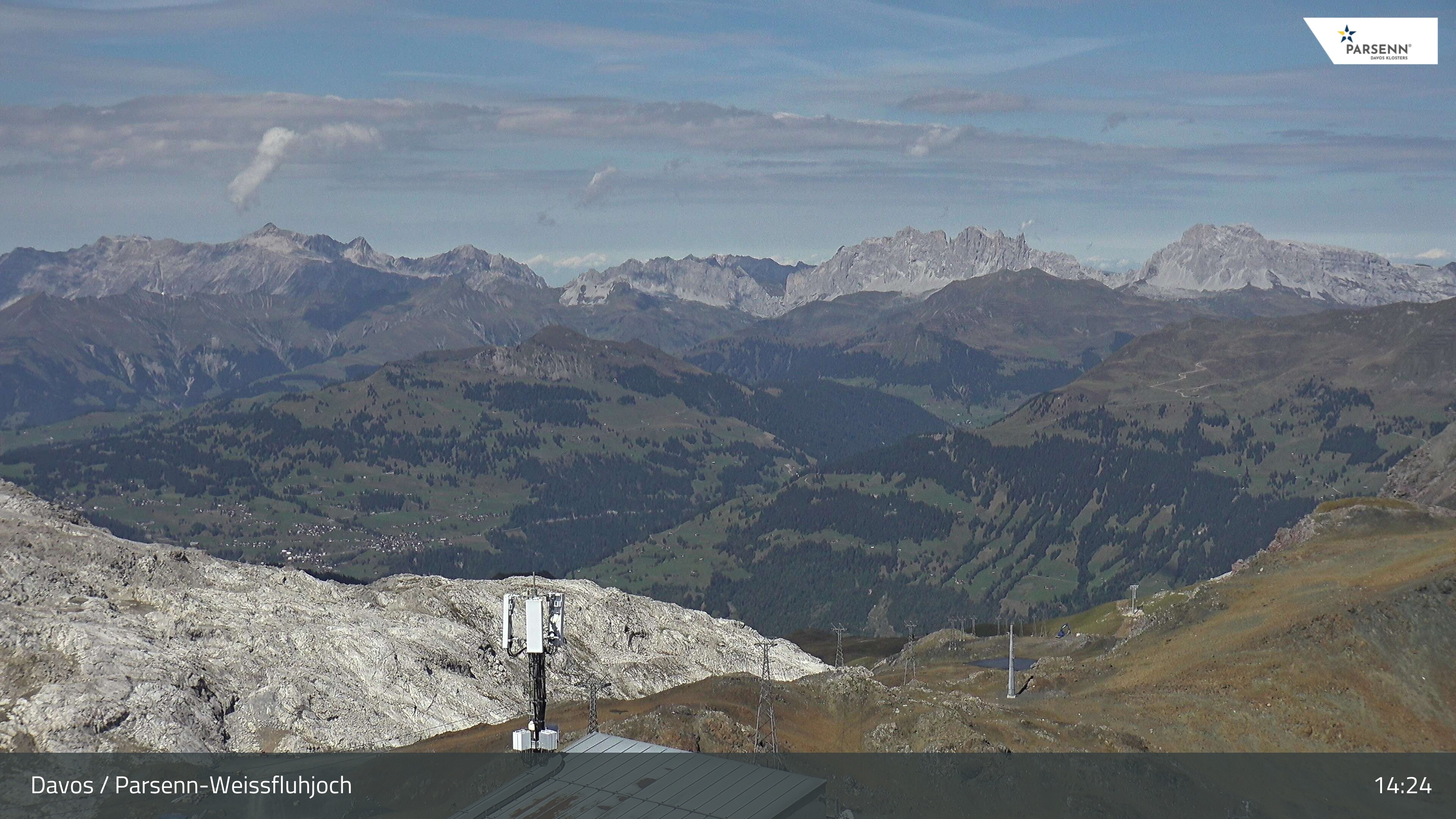 Archiv Foto Webcam Weissfluhjoch - Schifer