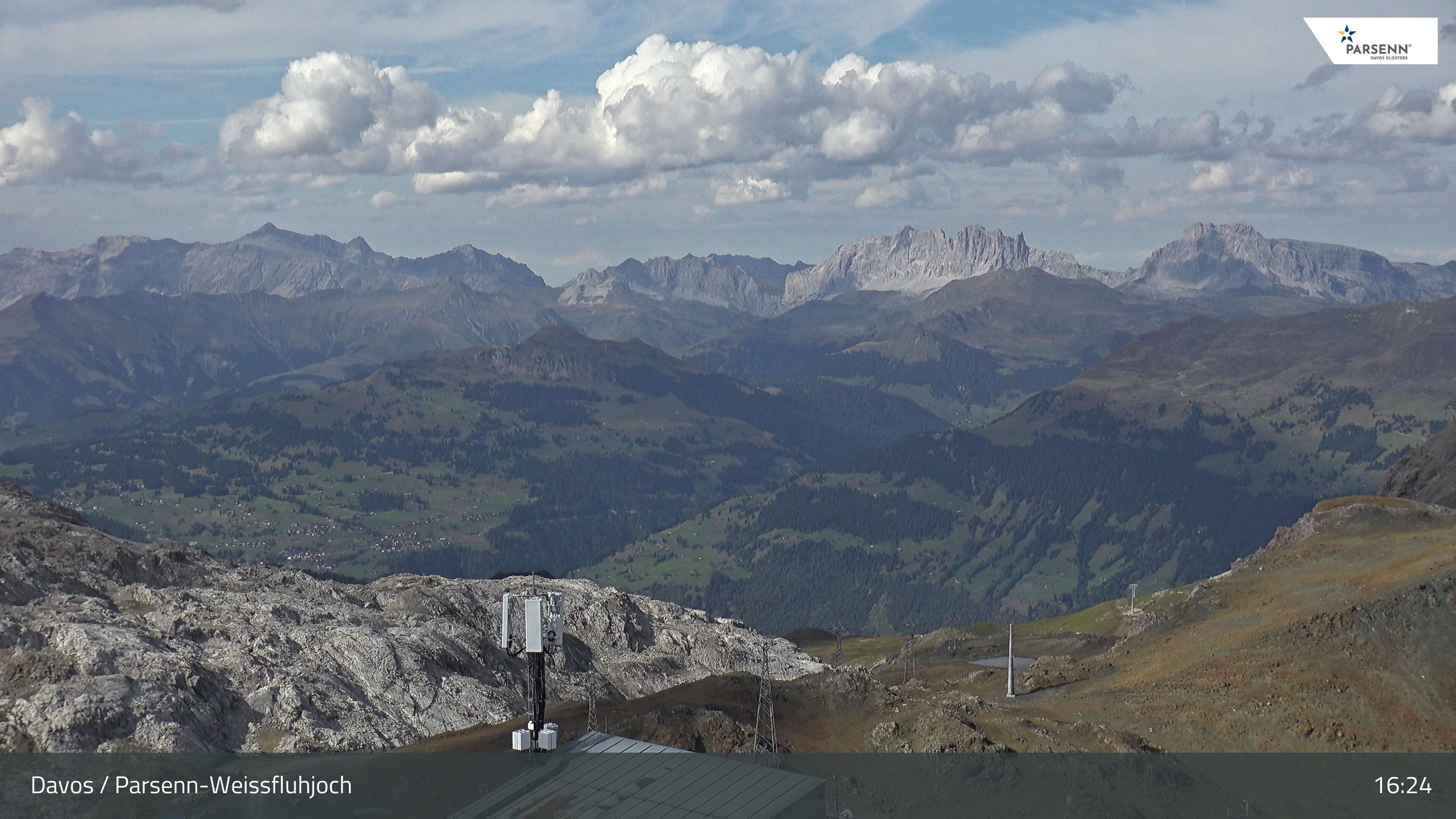 Archiv Foto Webcam Weissfluhjoch - Schifer