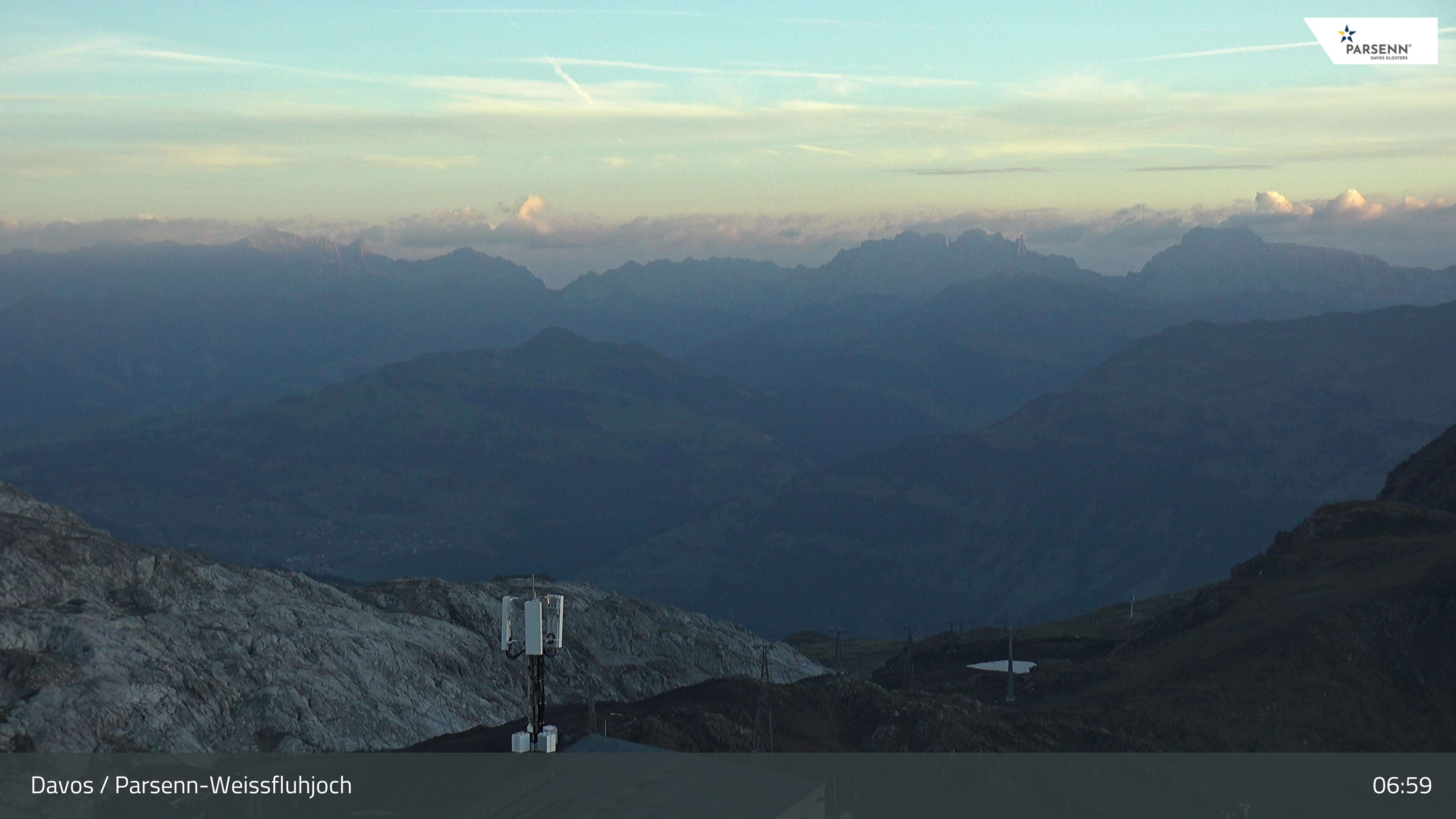 Archiv Foto Webcam Weissfluhjoch - Schifer
