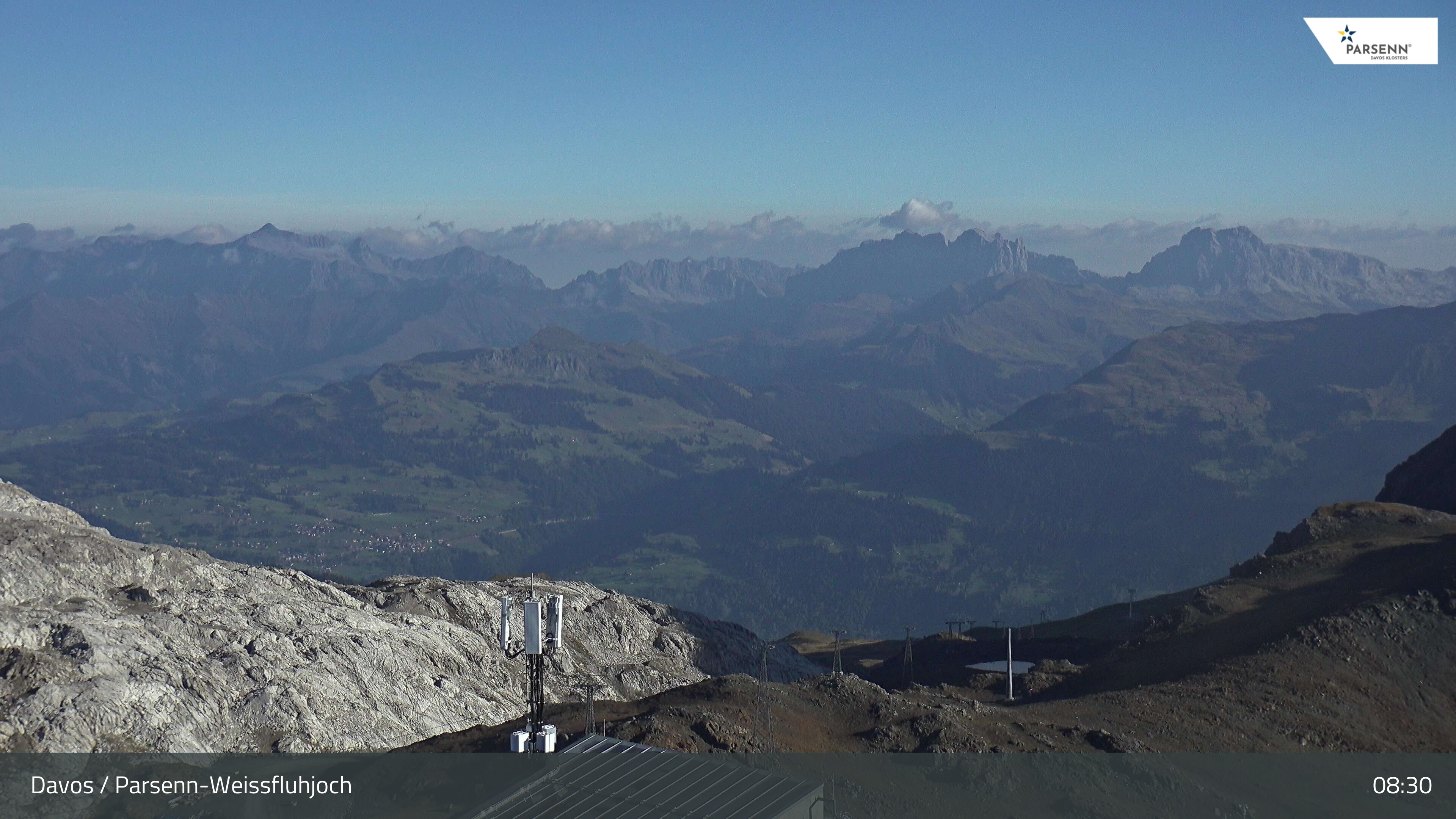 Archiv Foto Webcam Weissfluhjoch - Schifer