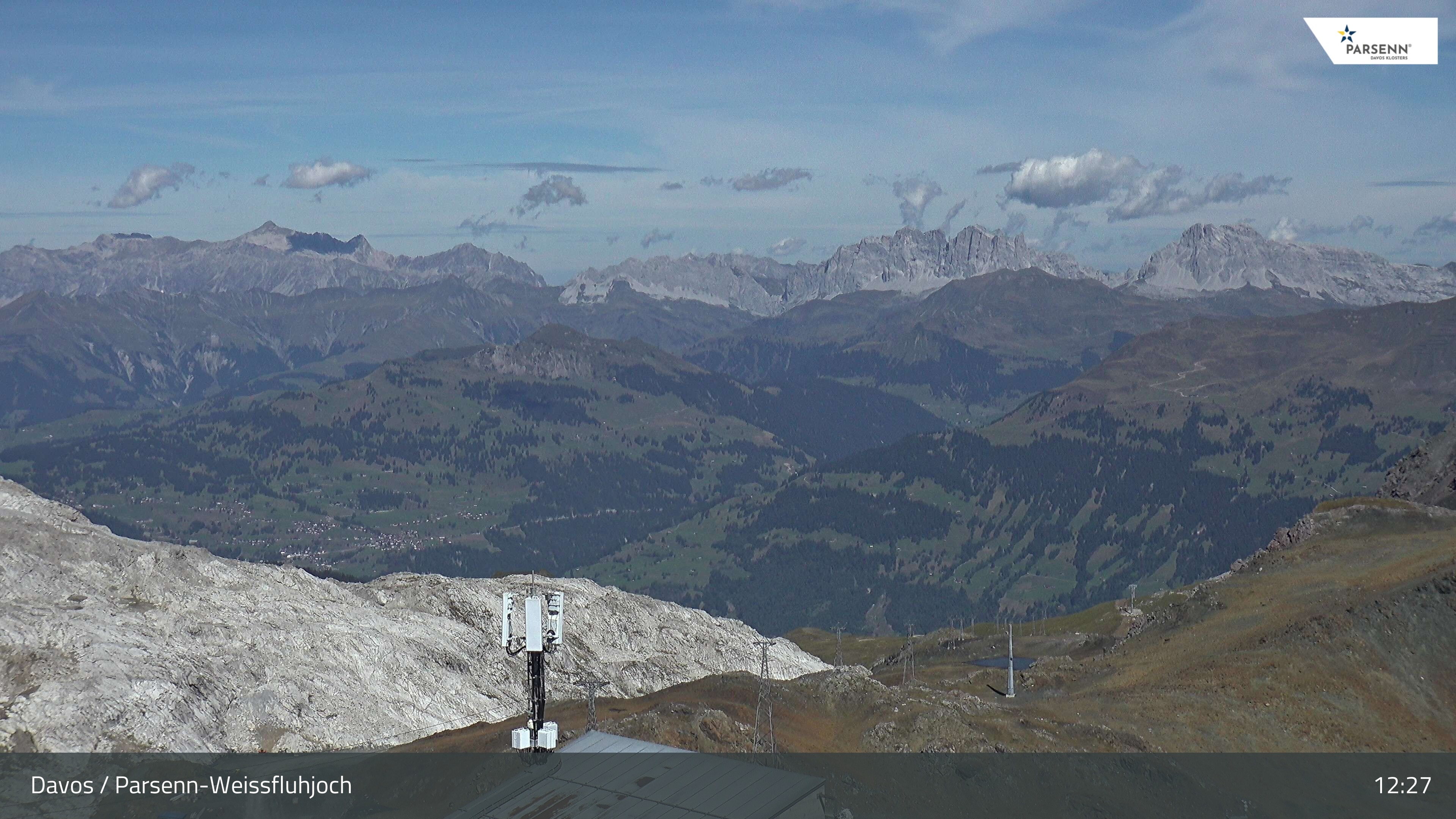 Archiv Foto Webcam Weissfluhjoch - Schifer