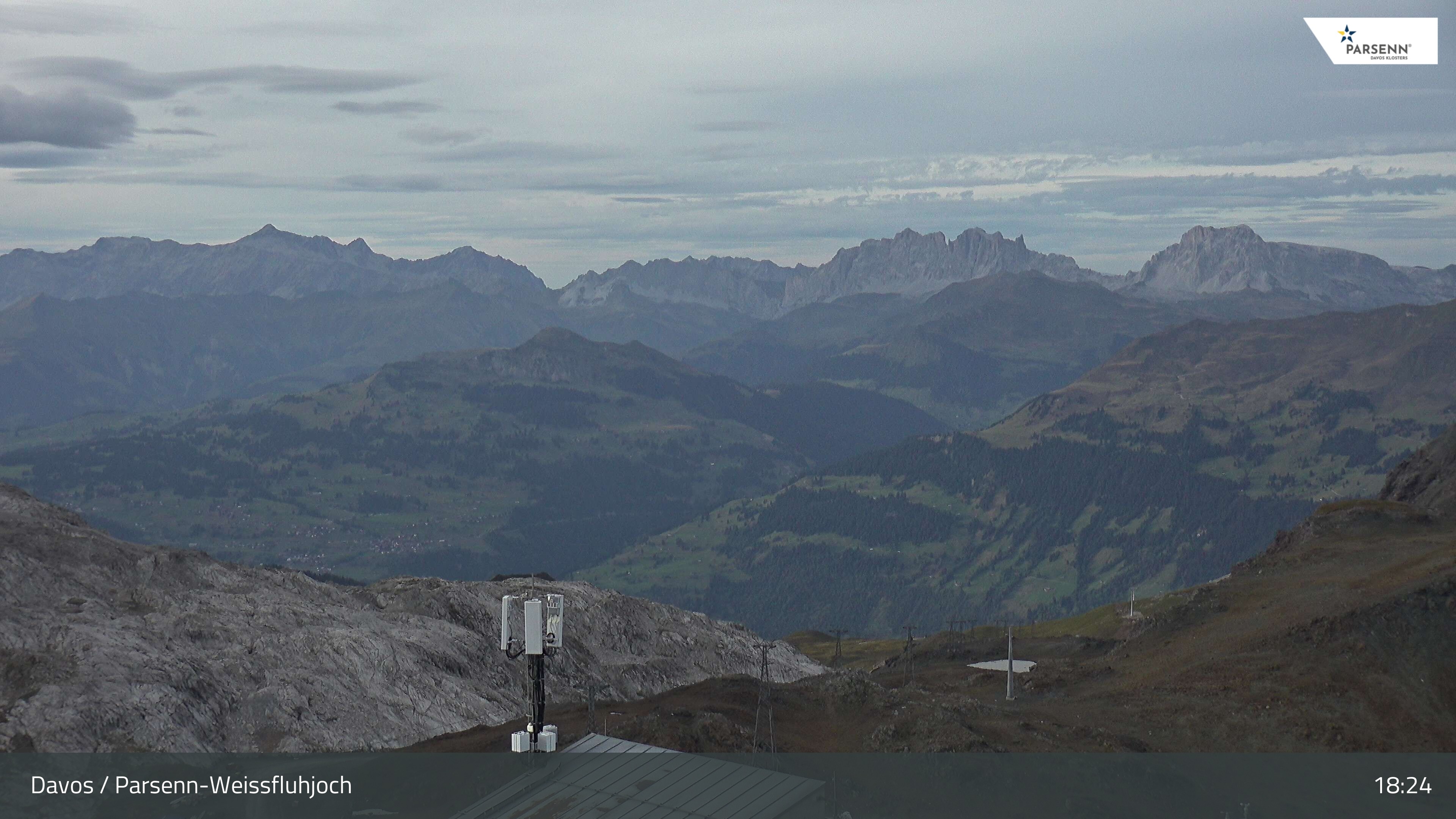 Archiv Foto Webcam Weissfluhjoch - Schifer