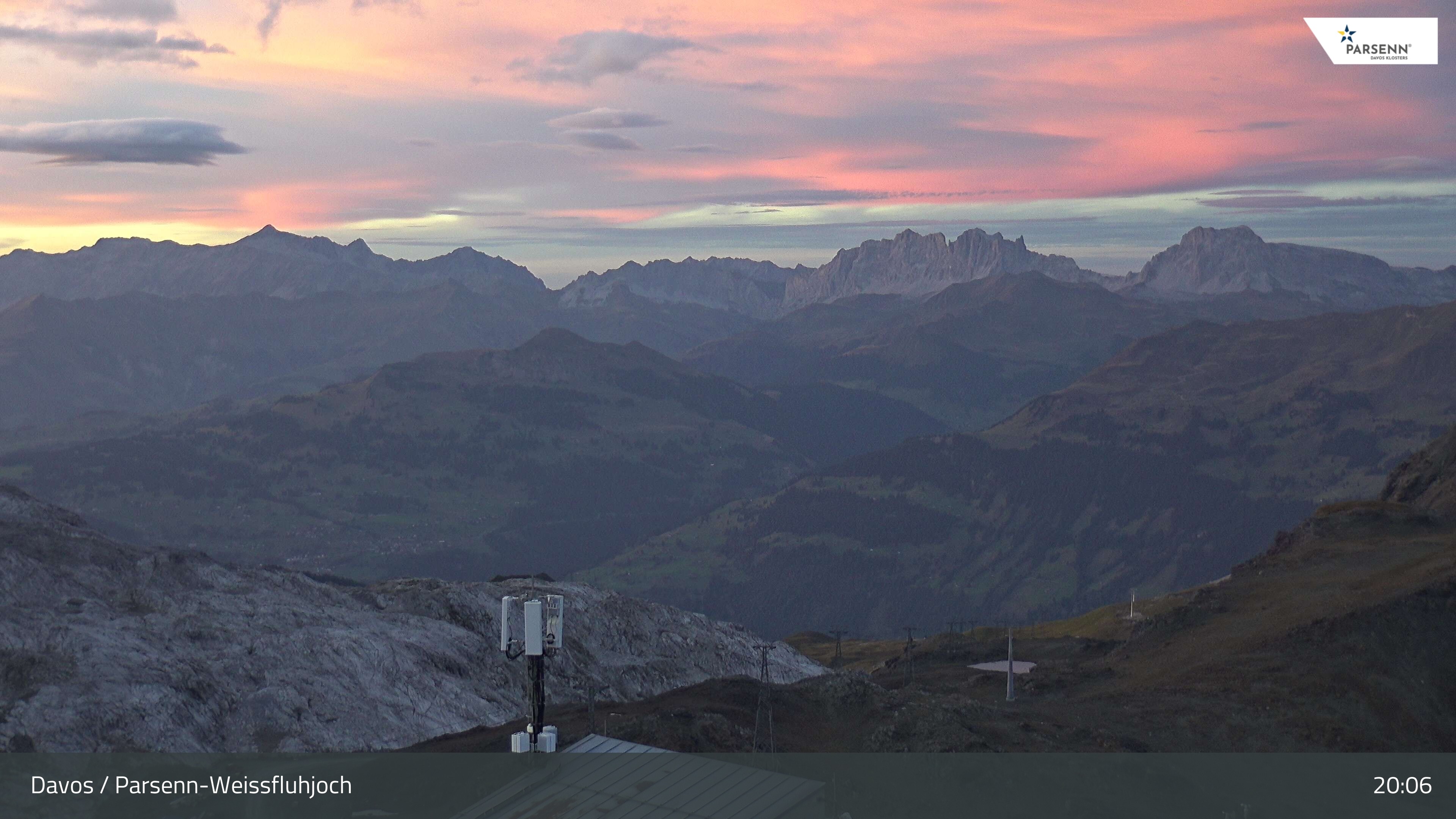 Archiv Foto Webcam Weissfluhjoch - Schifer