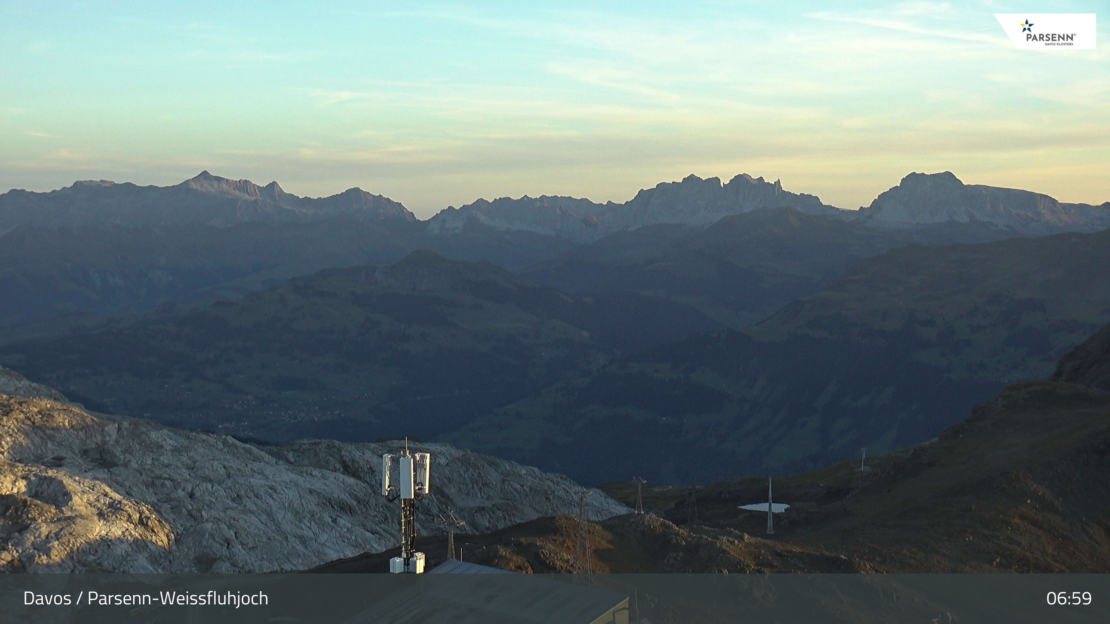 Archiv Foto Webcam Weissfluhjoch - Schifer