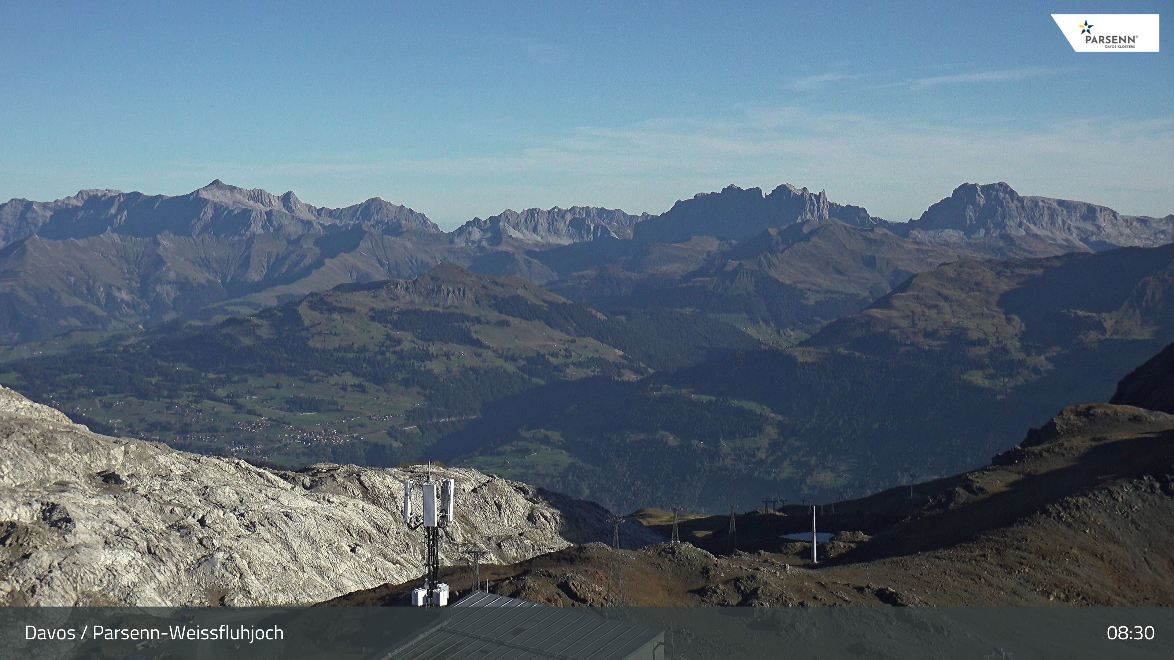 Archiv Foto Webcam Weissfluhjoch - Schifer