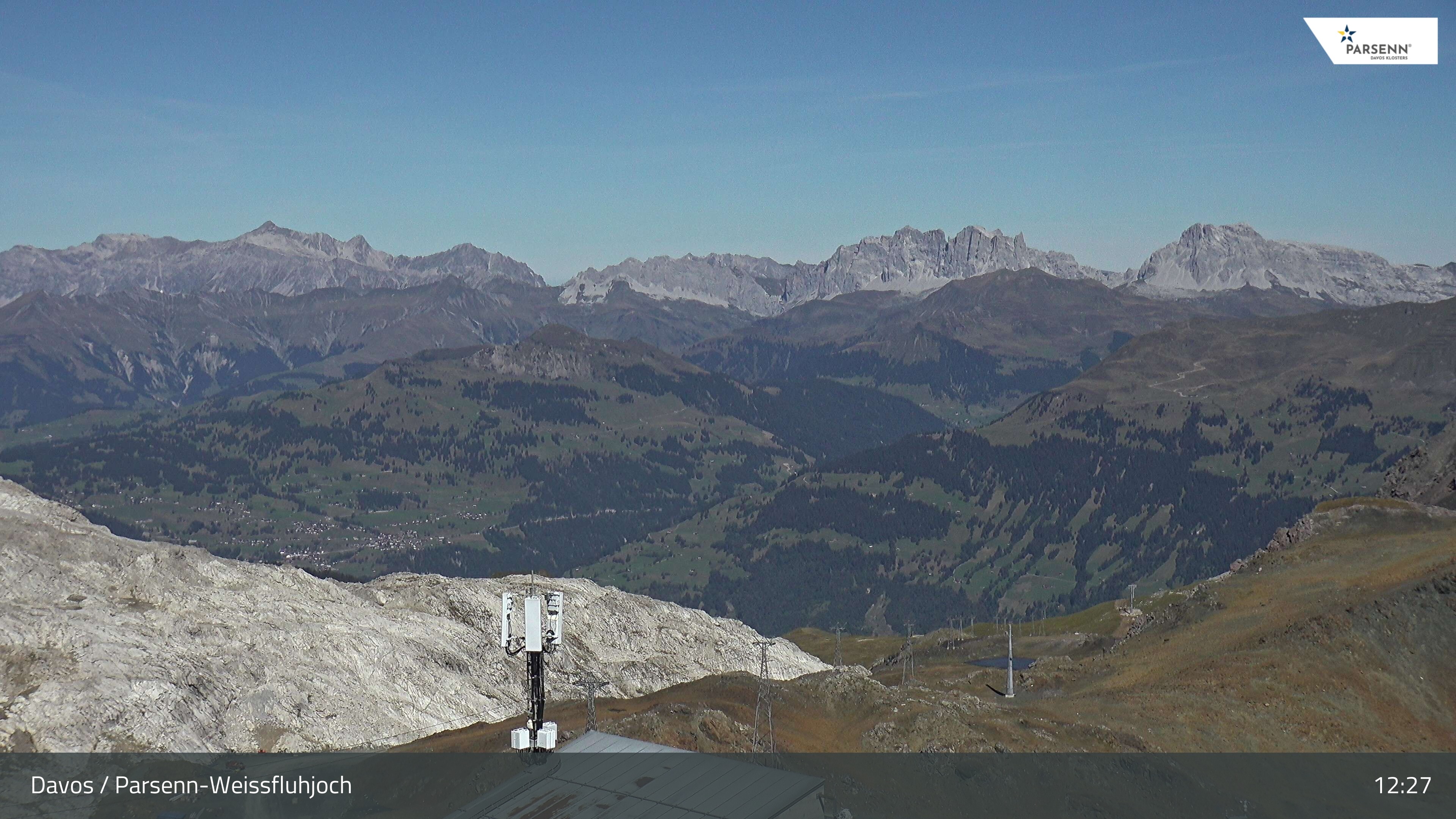 Archiv Foto Webcam Weissfluhjoch - Schifer