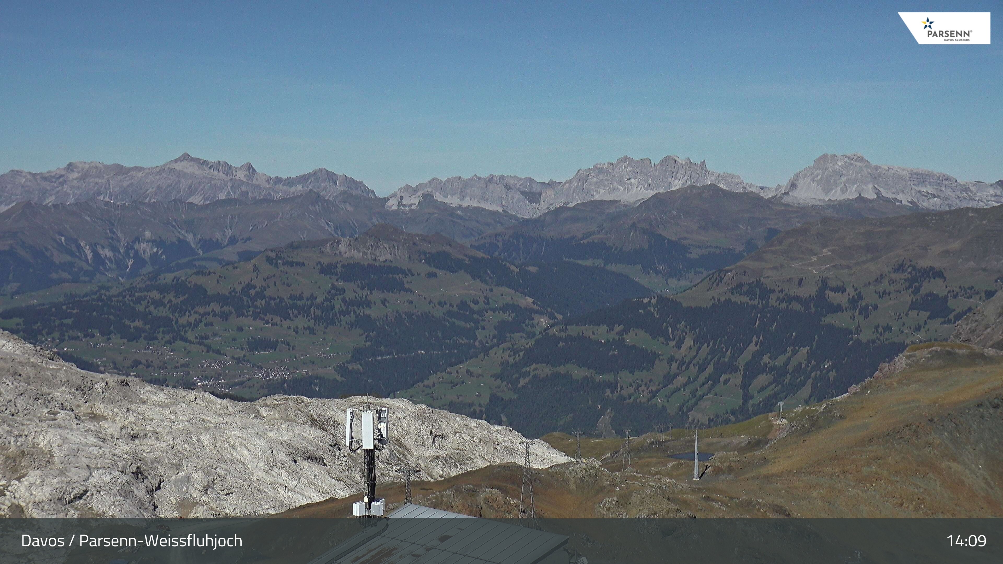Archiv Foto Webcam Weissfluhjoch - Schifer