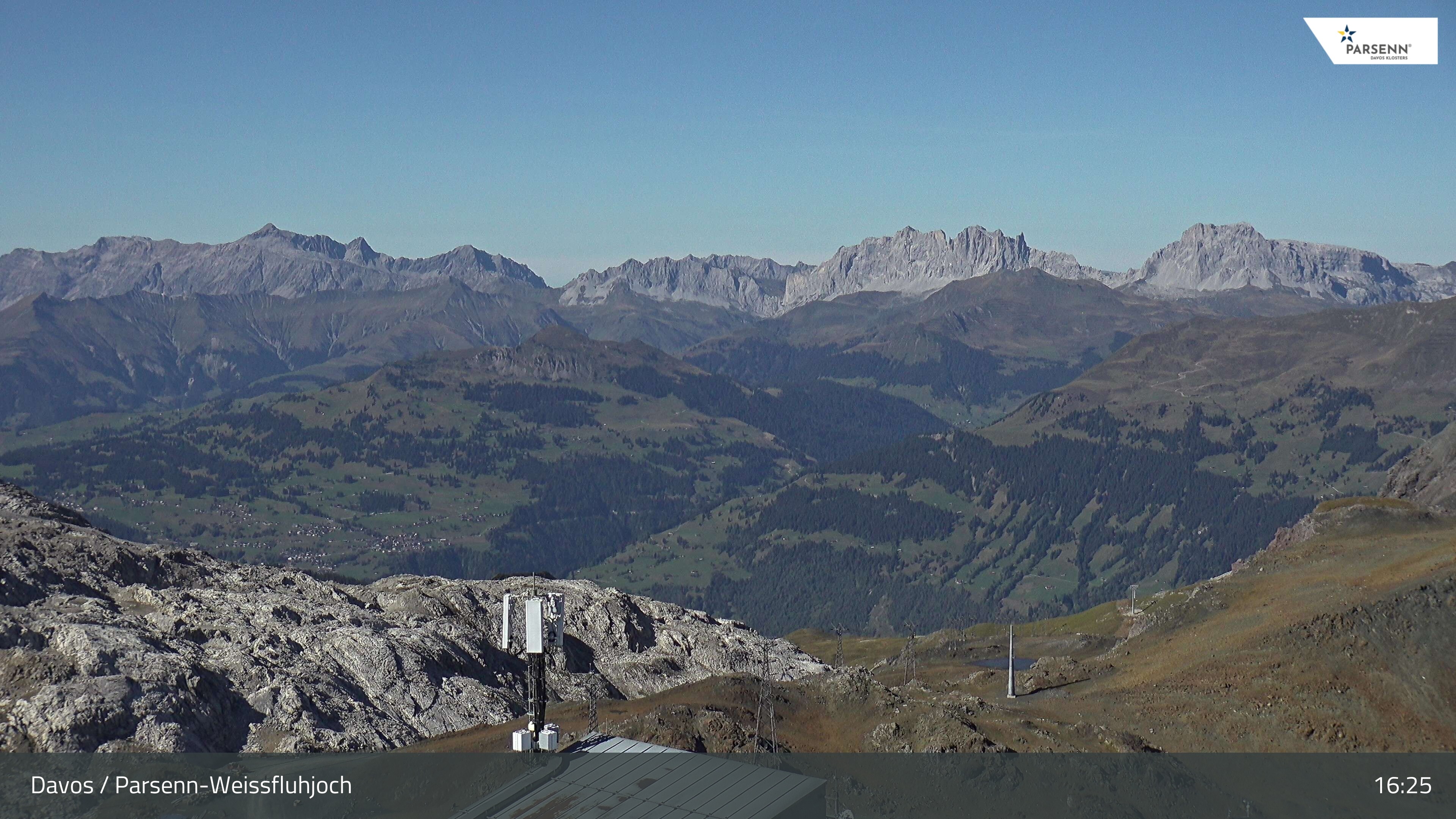 Archiv Foto Webcam Weissfluhjoch - Schifer