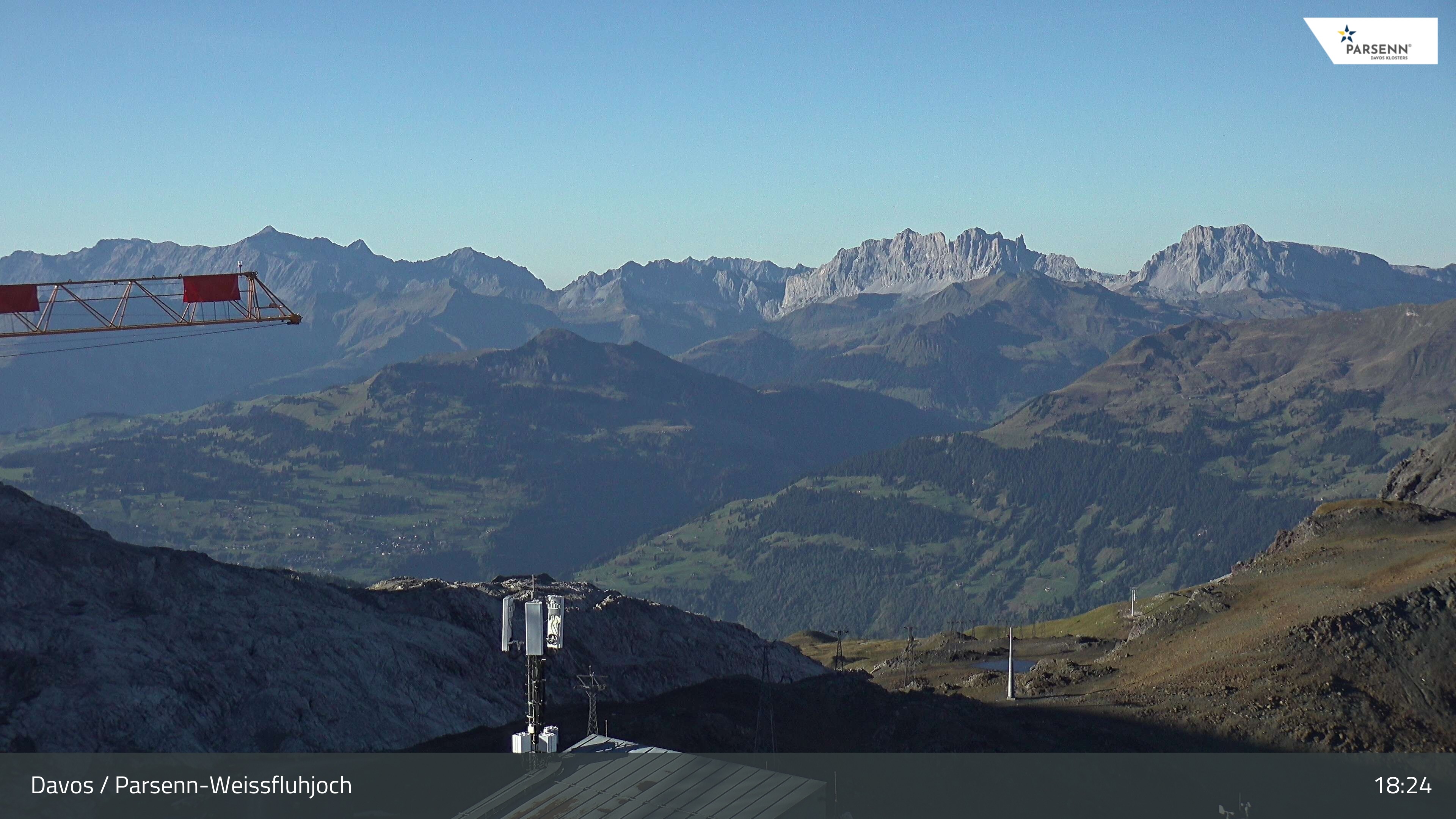 Archiv Foto Webcam Weissfluhjoch - Schifer