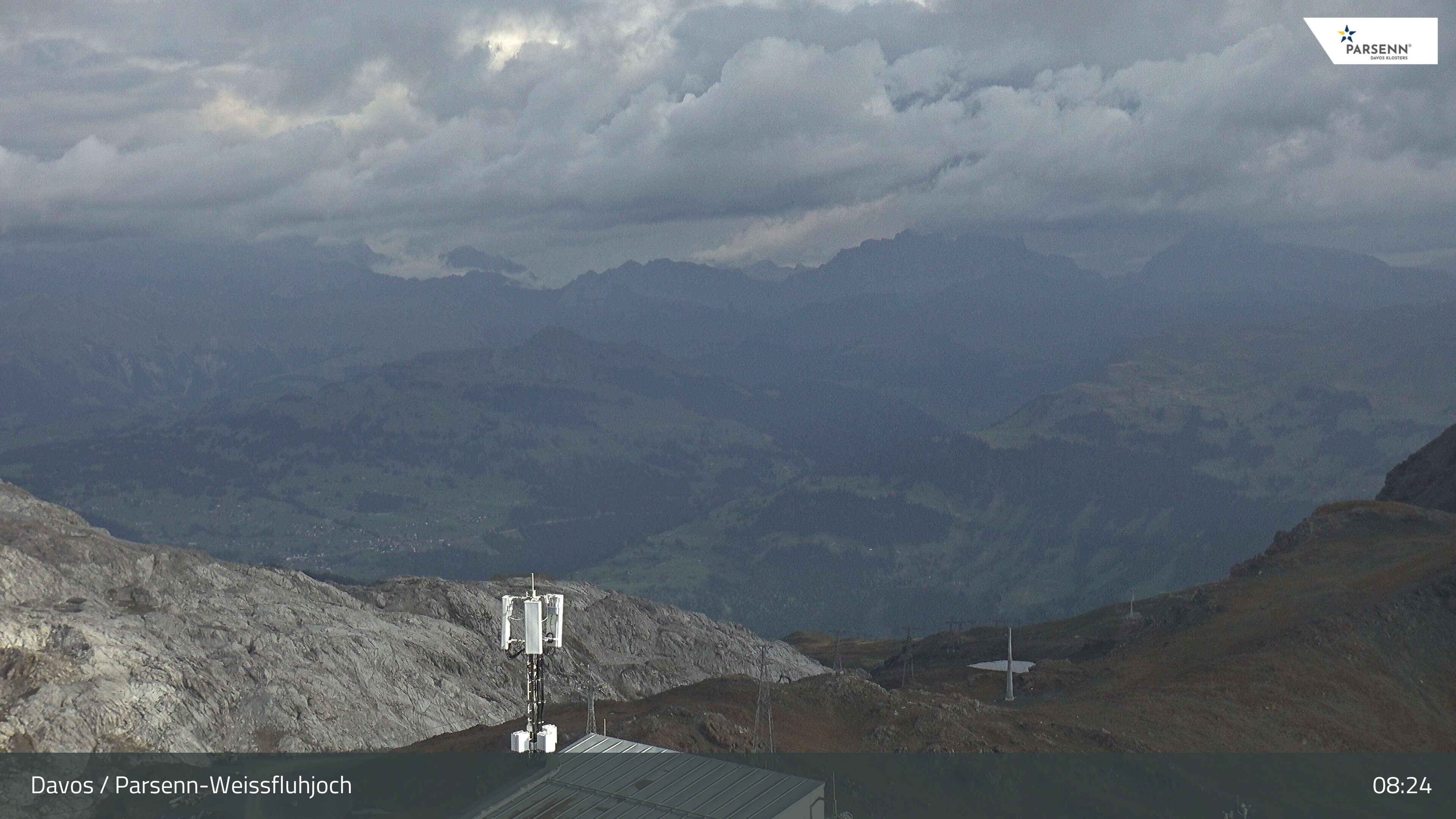 Archived image Webcam Weissfluhjoch, Davos Klosters