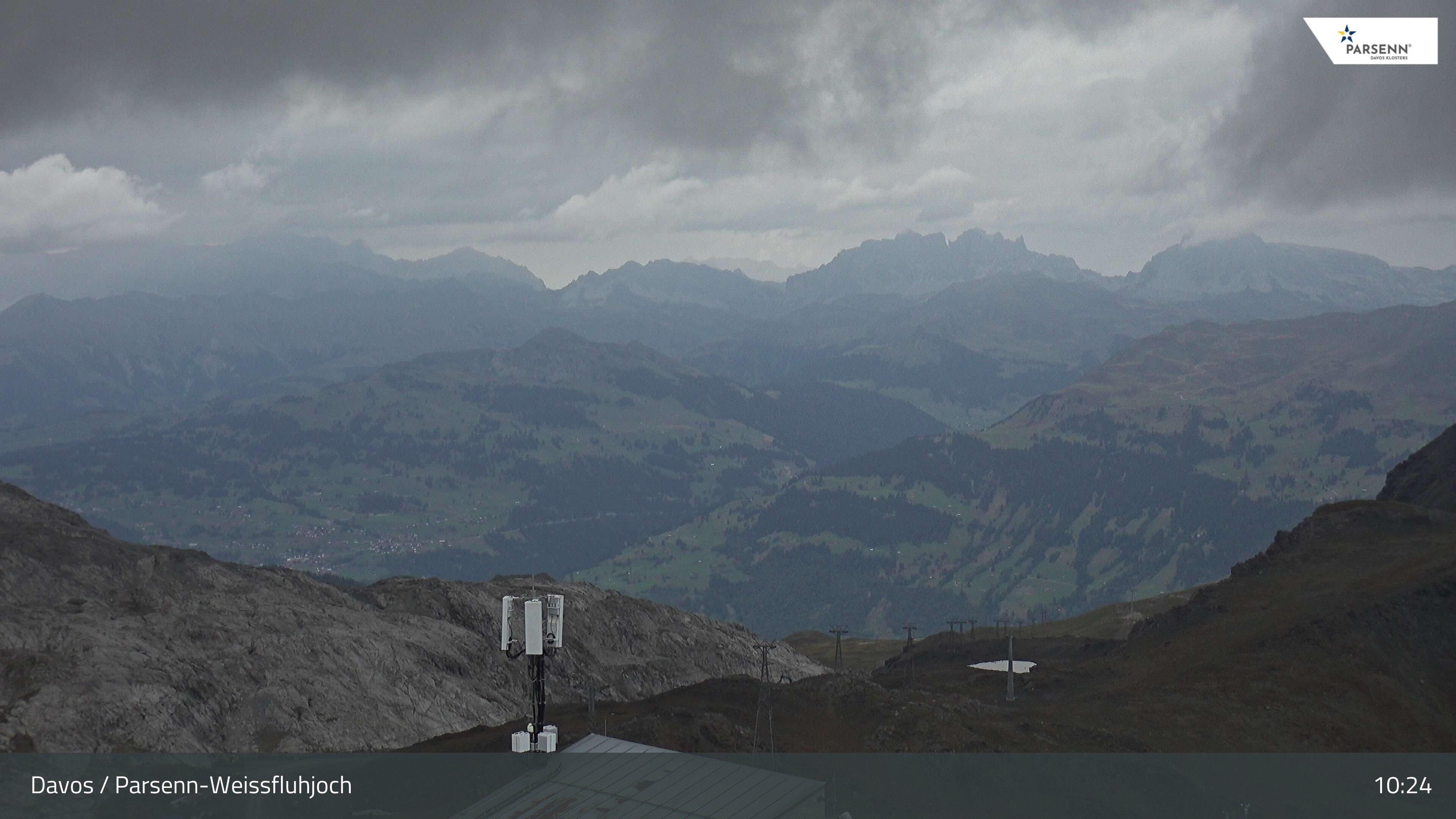 Archived image Webcam Weissfluhjoch, Davos Klosters