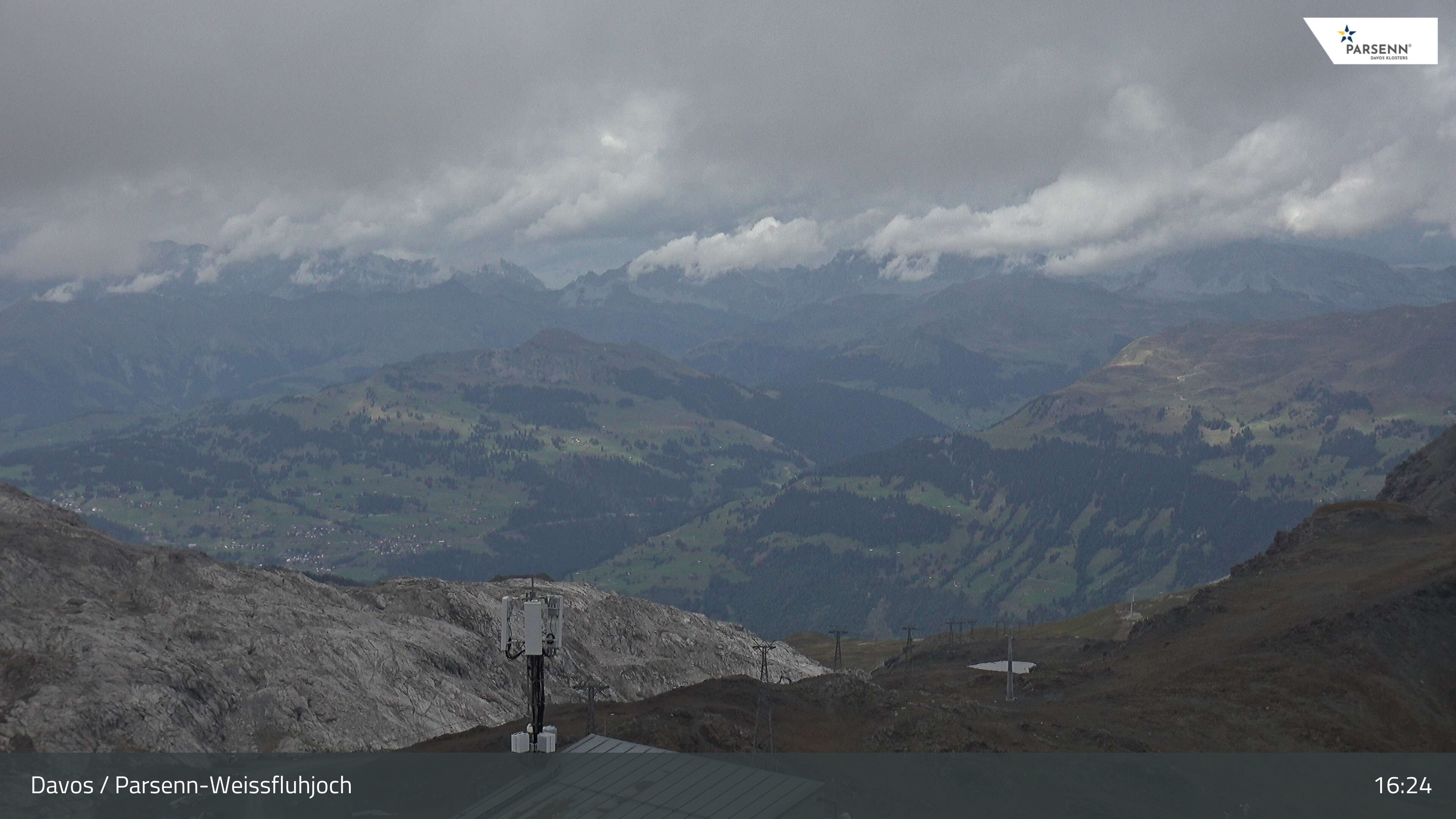 Archived image Webcam Weissfluhjoch, Davos Klosters