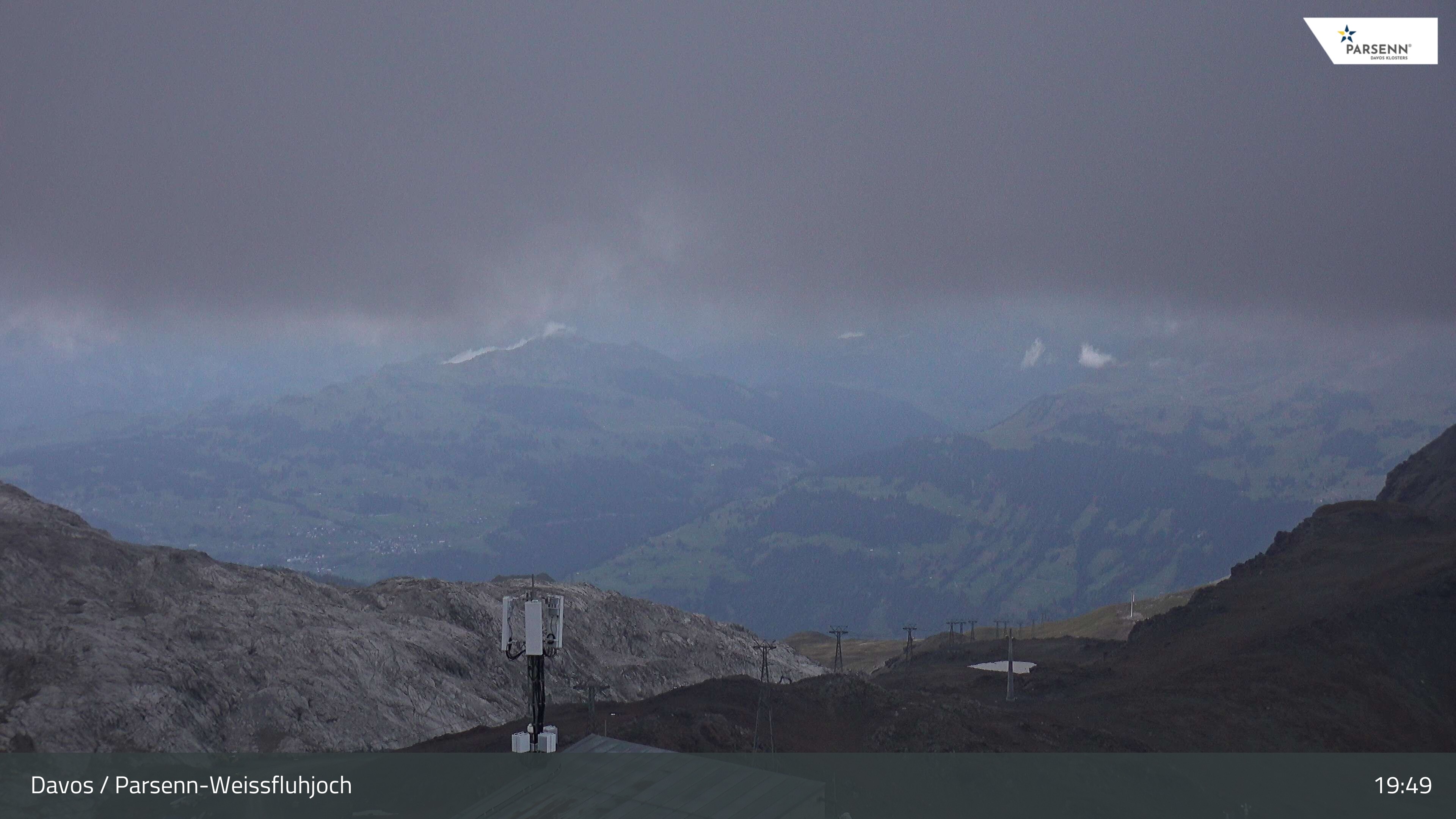 Archived image Webcam Weissfluhjoch, Davos Klosters