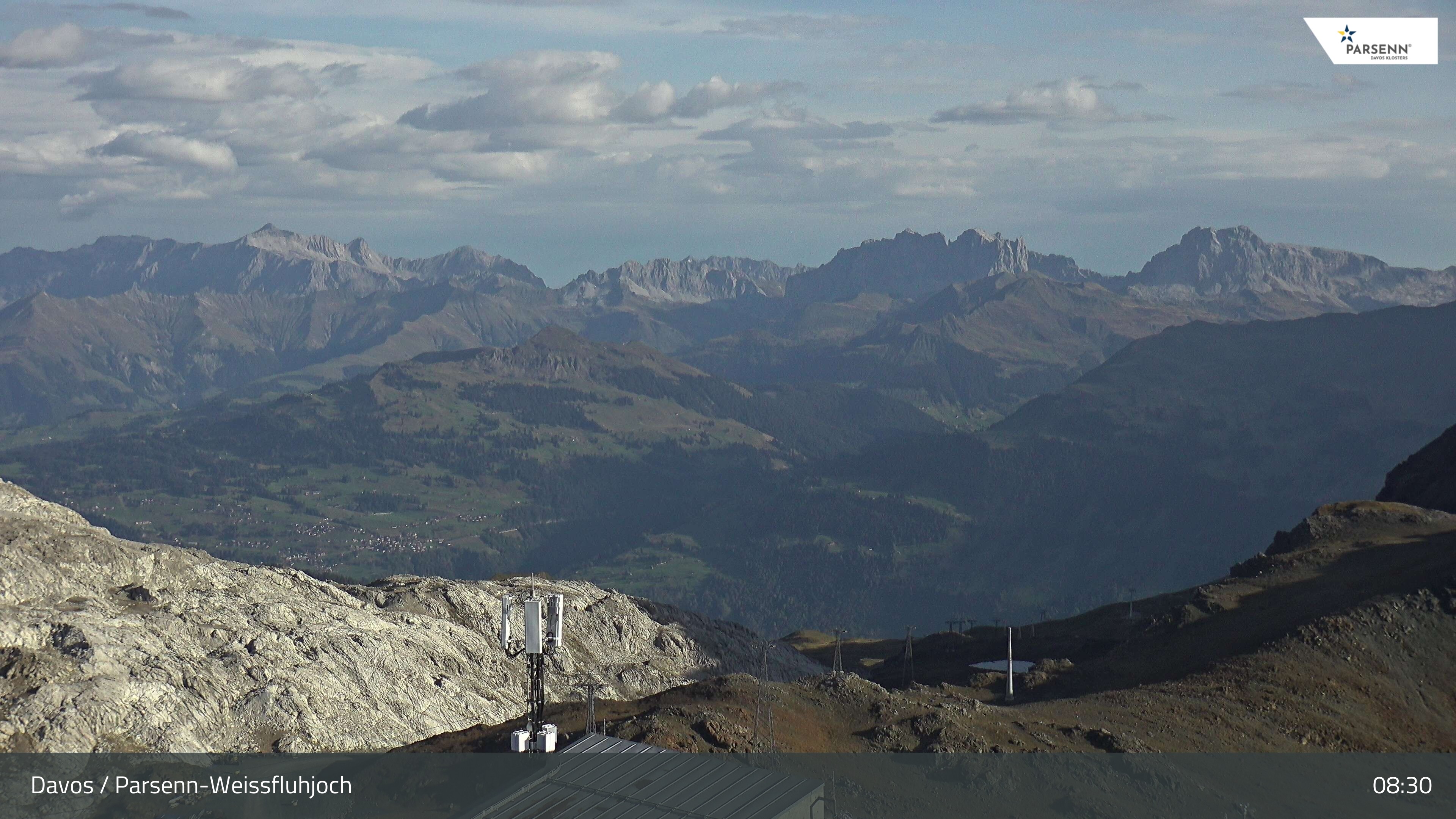 Archiv Foto Webcam Weissfluhjoch - Schifer