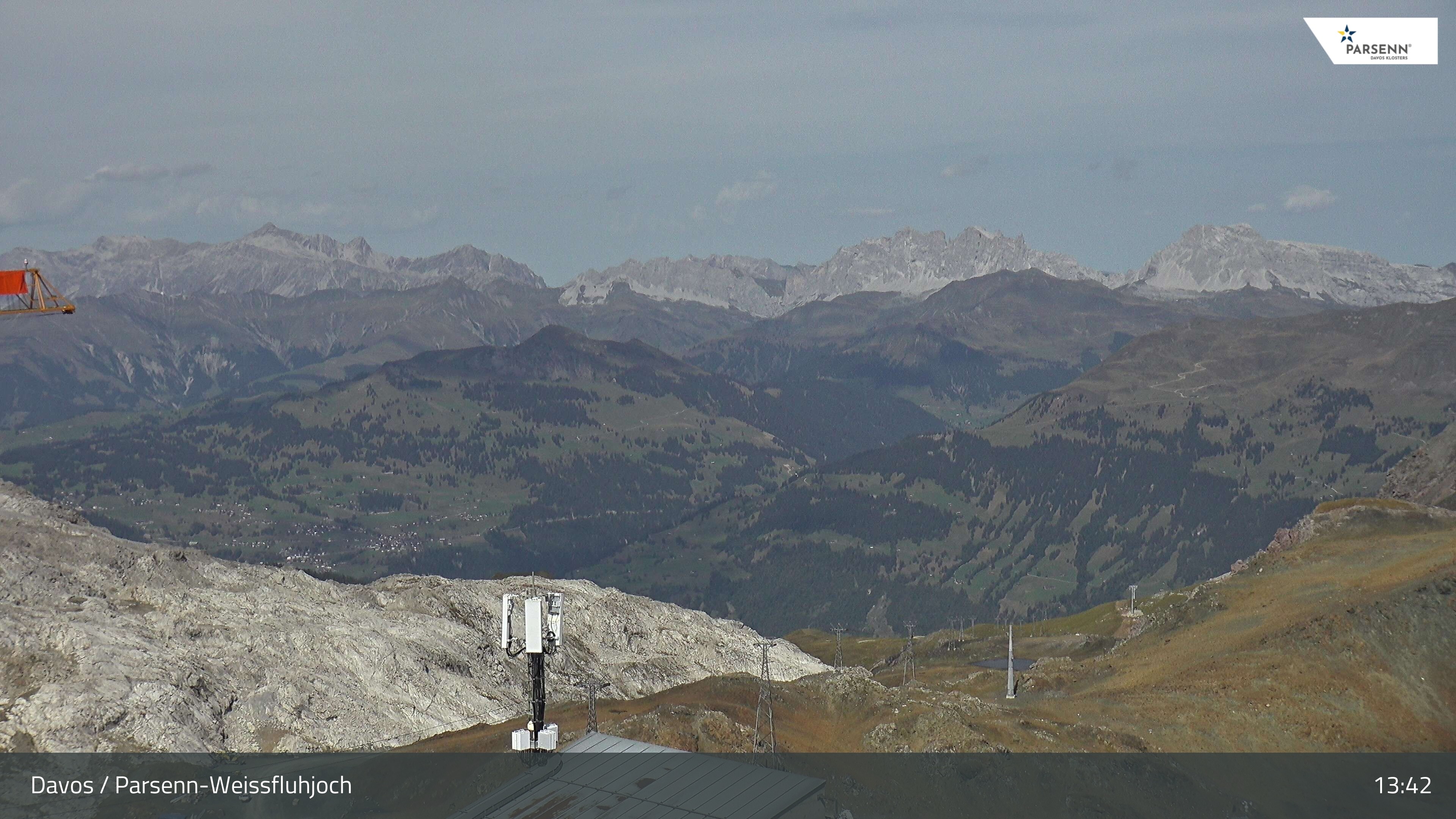 Archived image Webcam Weissfluhjoch, Davos Klosters