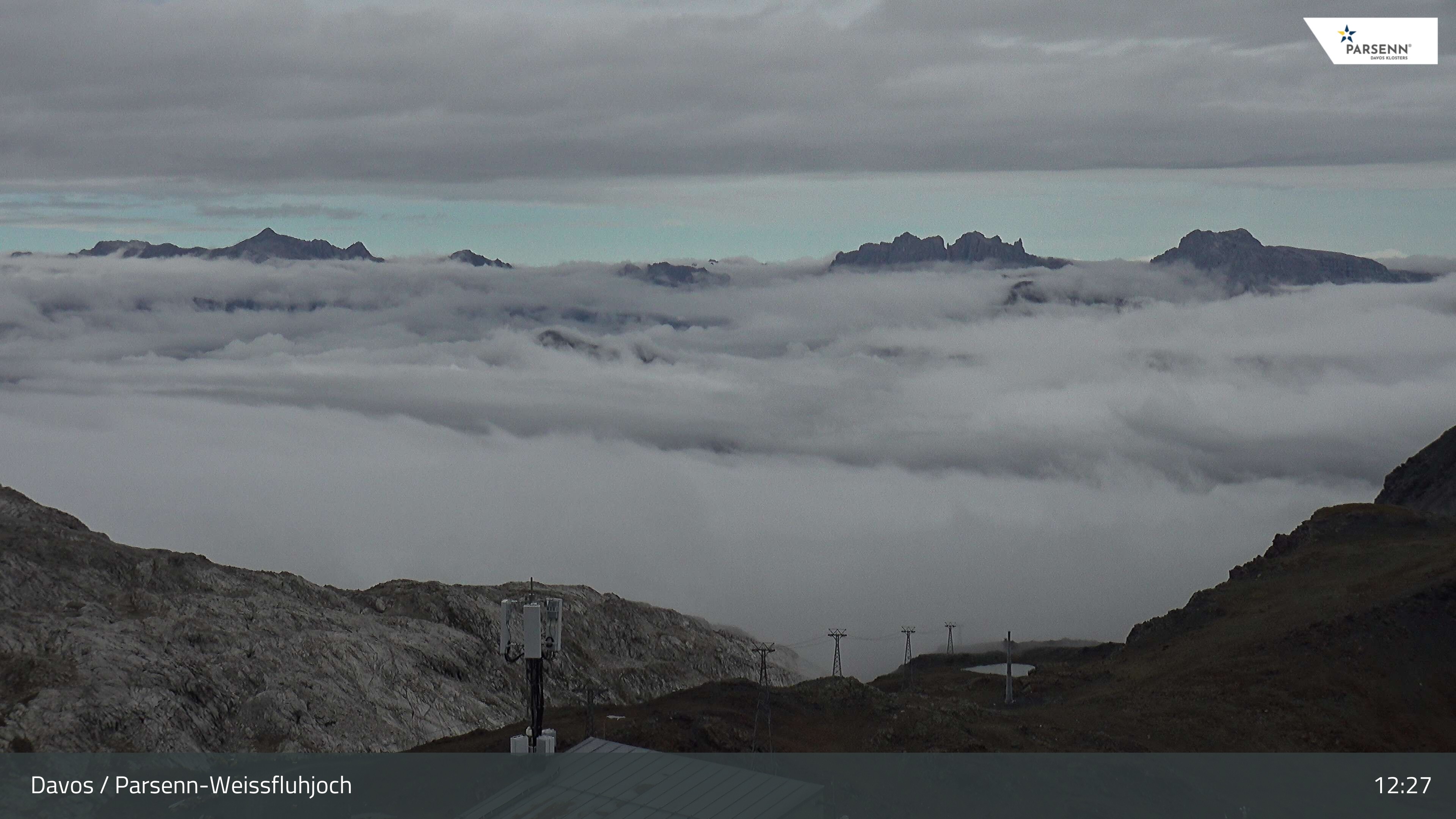 Archived image Webcam Weissfluhjoch, Davos Klosters