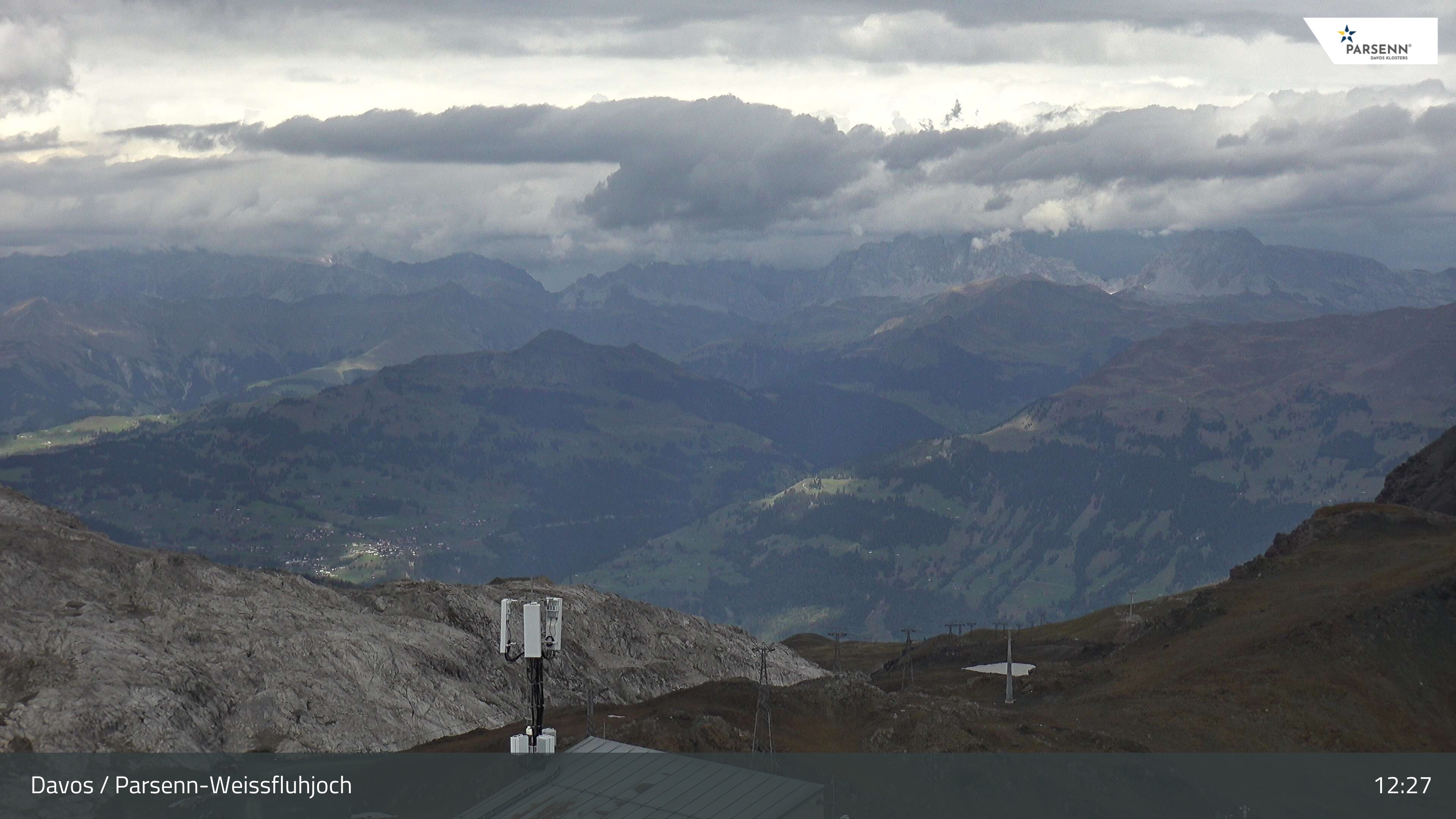 Archiv Foto Webcam Weissfluhjoch - Schifer