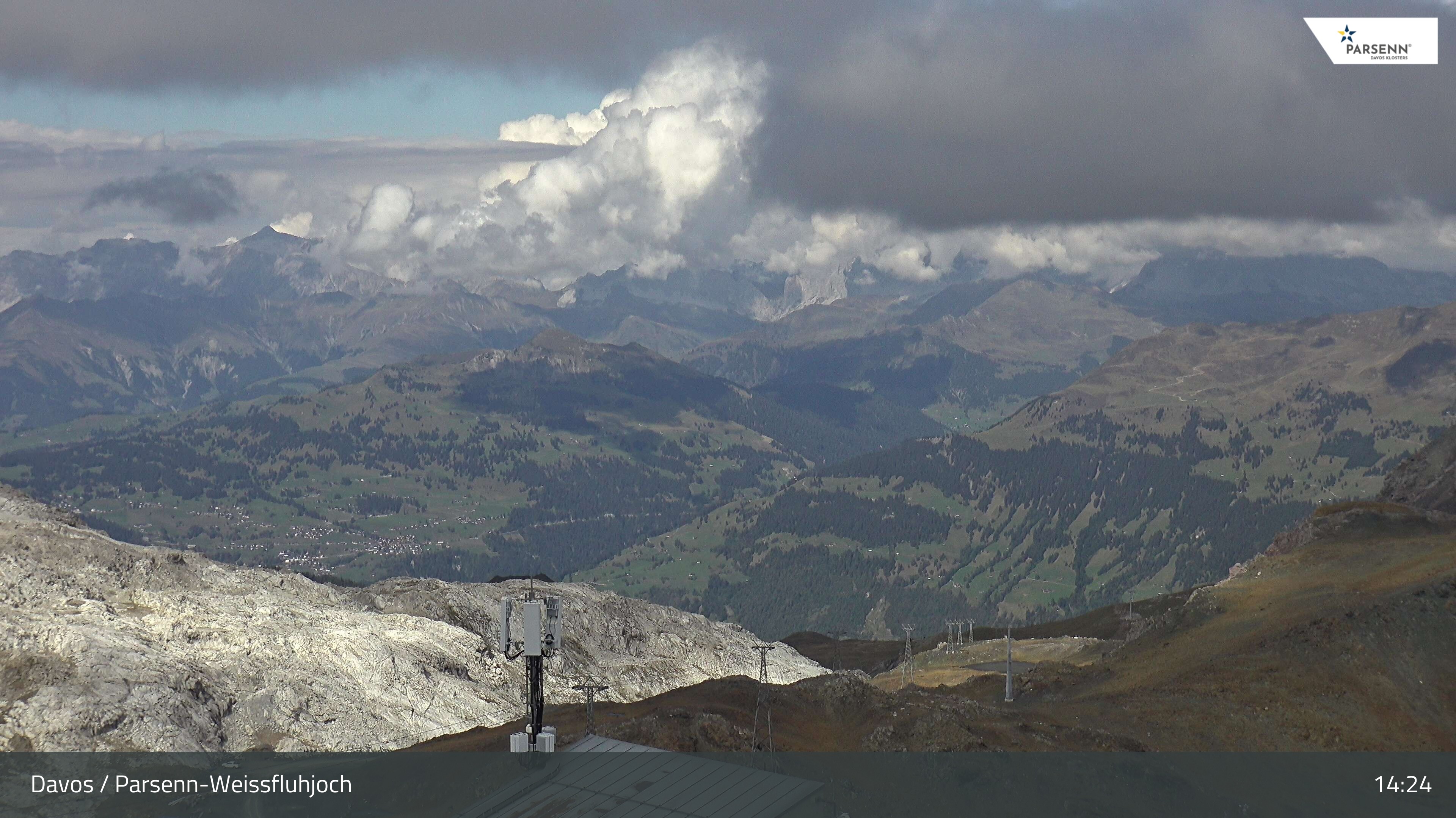 Archiv Foto Webcam Weissfluhjoch - Schifer