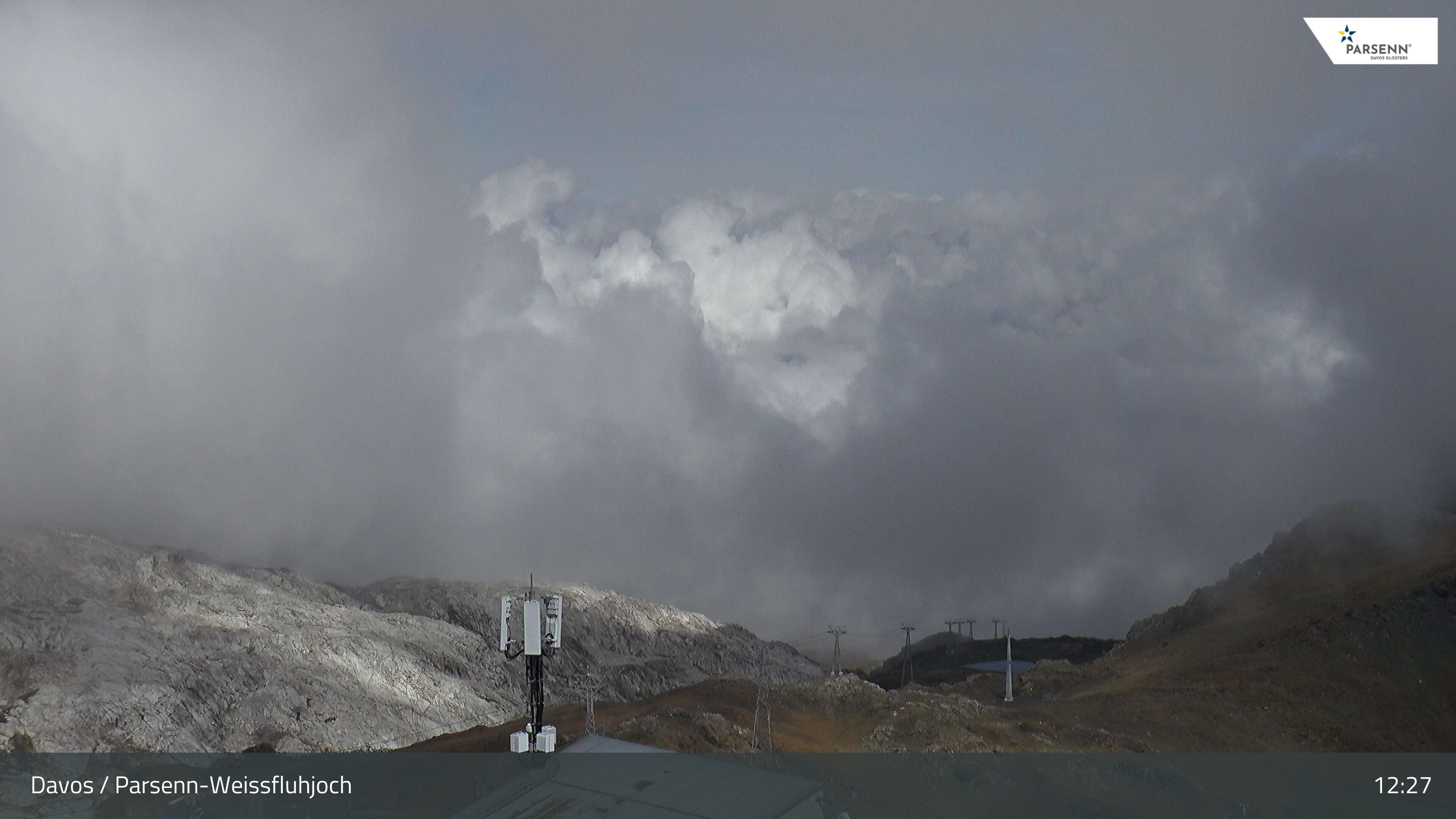 Archived image Webcam Weissfluhjoch, Davos Klosters