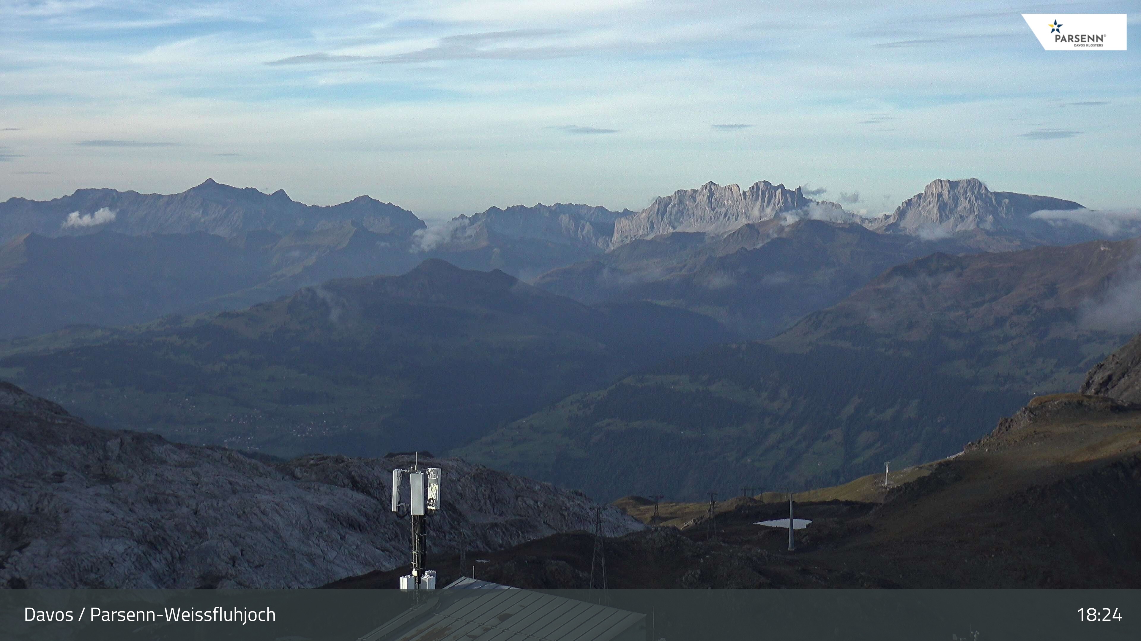 Archived image Webcam Weissfluhjoch, Davos Klosters
