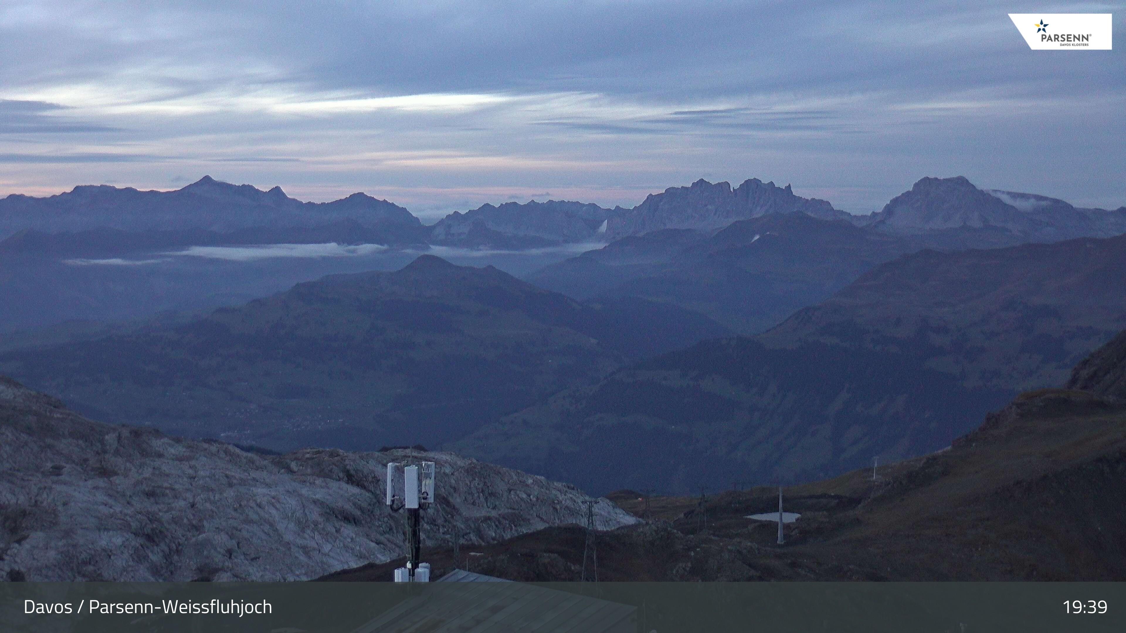 Archived image Webcam Weissfluhjoch, Davos Klosters