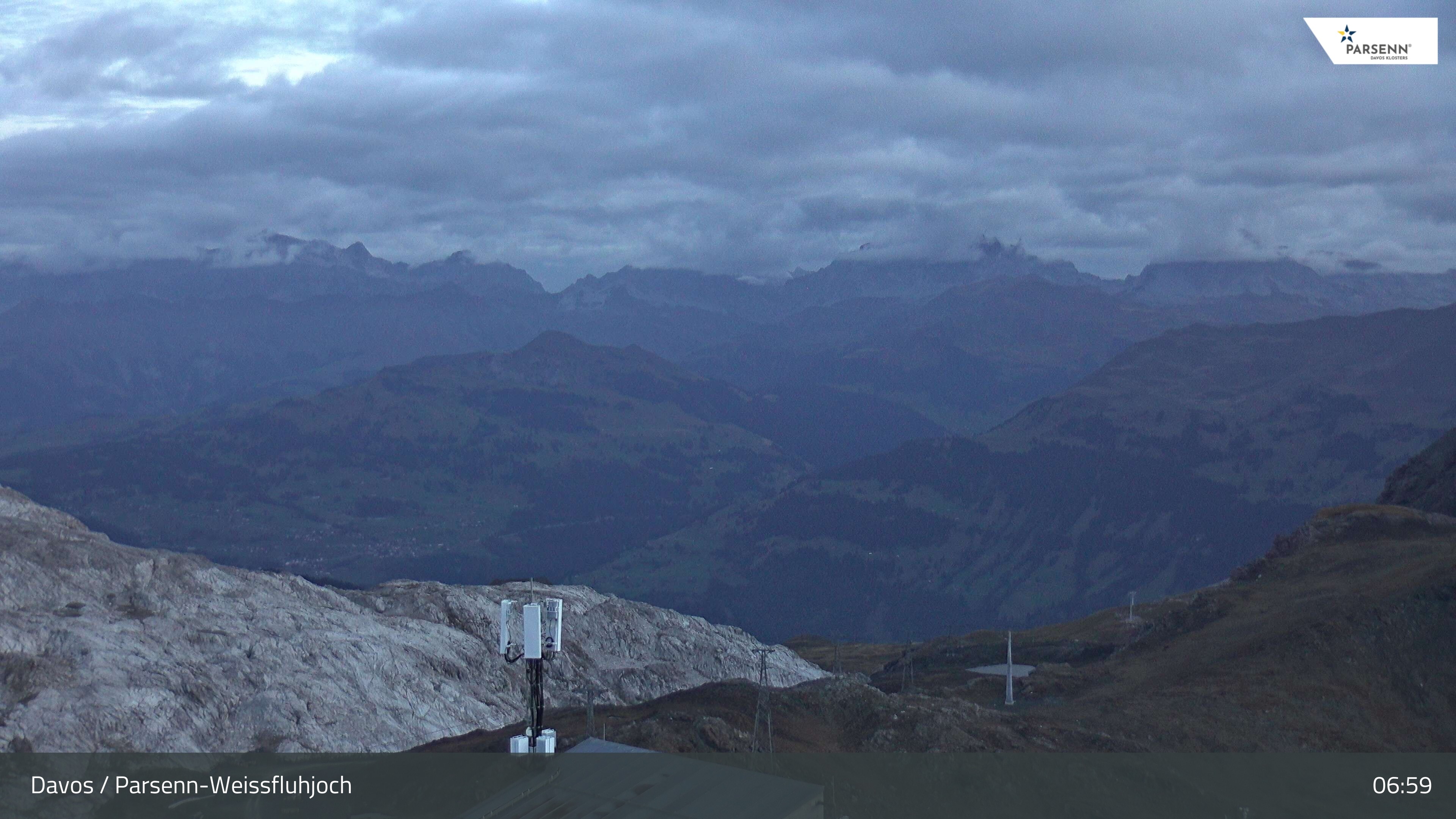 Archiv Foto Webcam Weissfluhjoch - Schifer