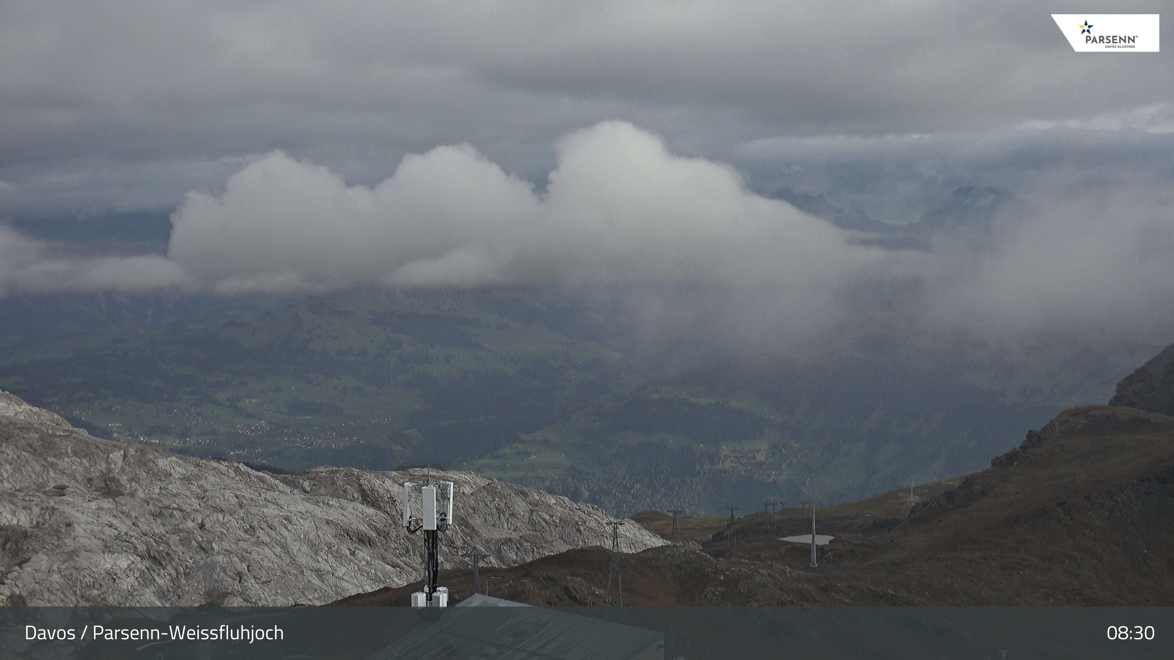 Archiv Foto Webcam Weissfluhjoch - Schifer