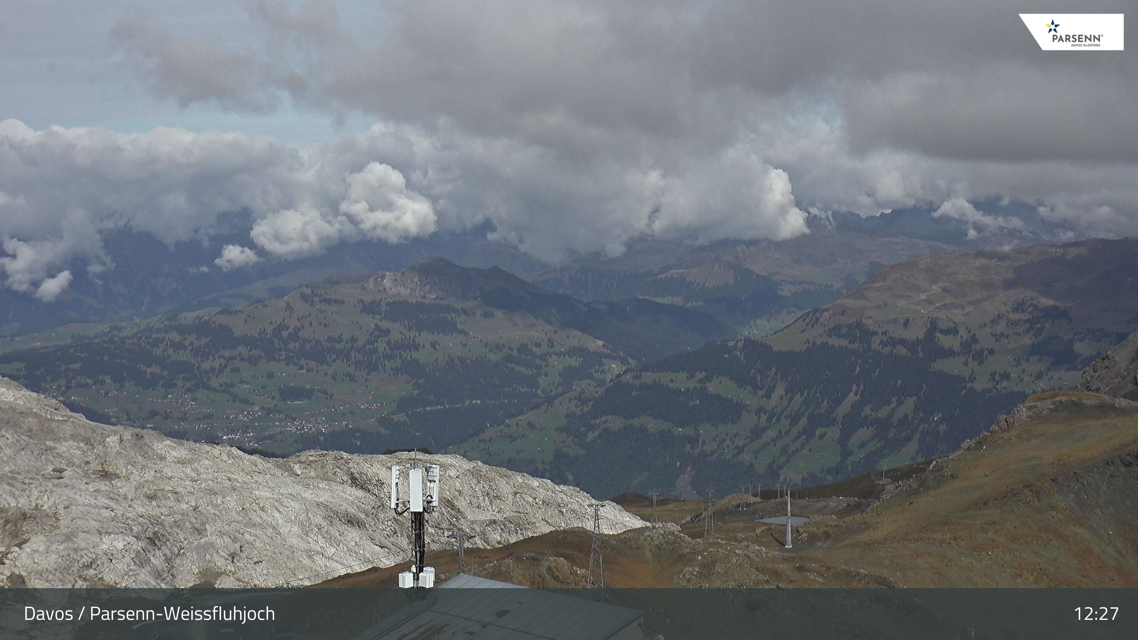 Archiv Foto Webcam Weissfluhjoch - Schifer