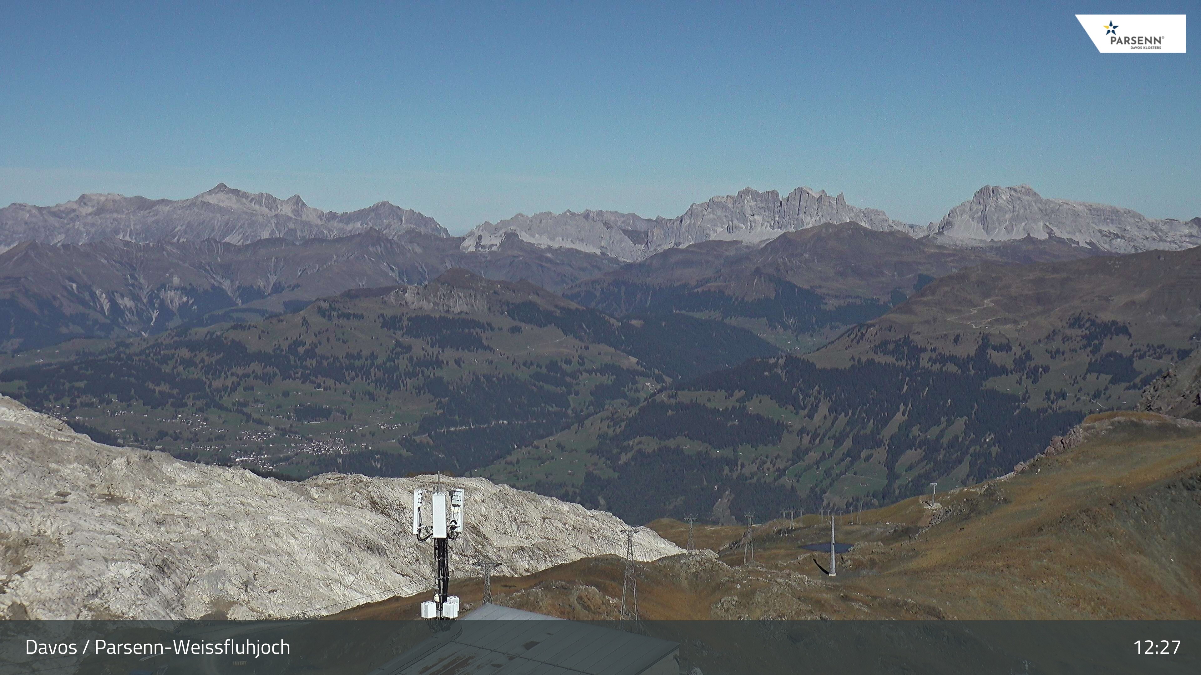 Archived image Webcam Weissfluhjoch, Davos Klosters