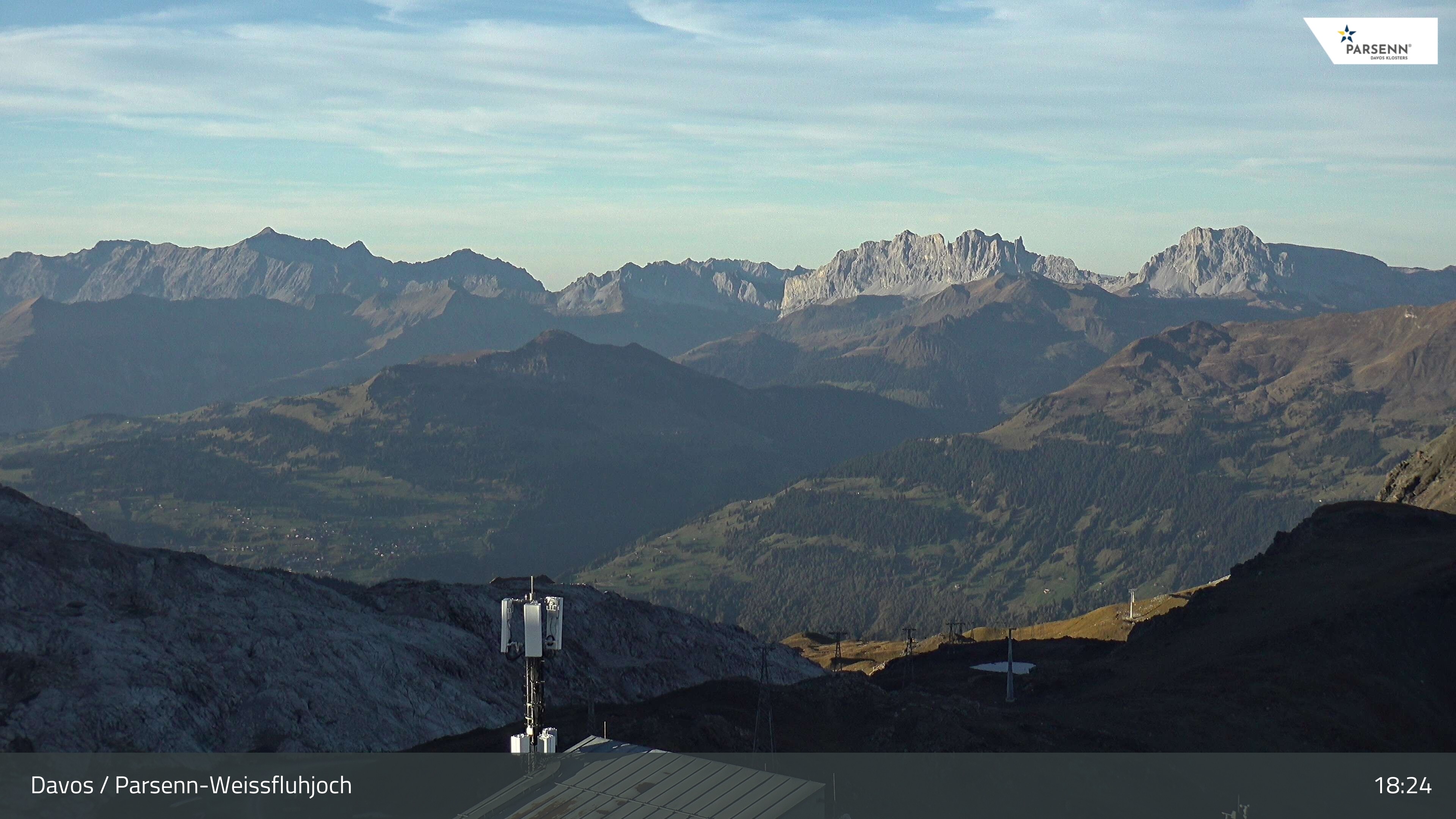 Archived image Webcam Weissfluhjoch, Davos Klosters