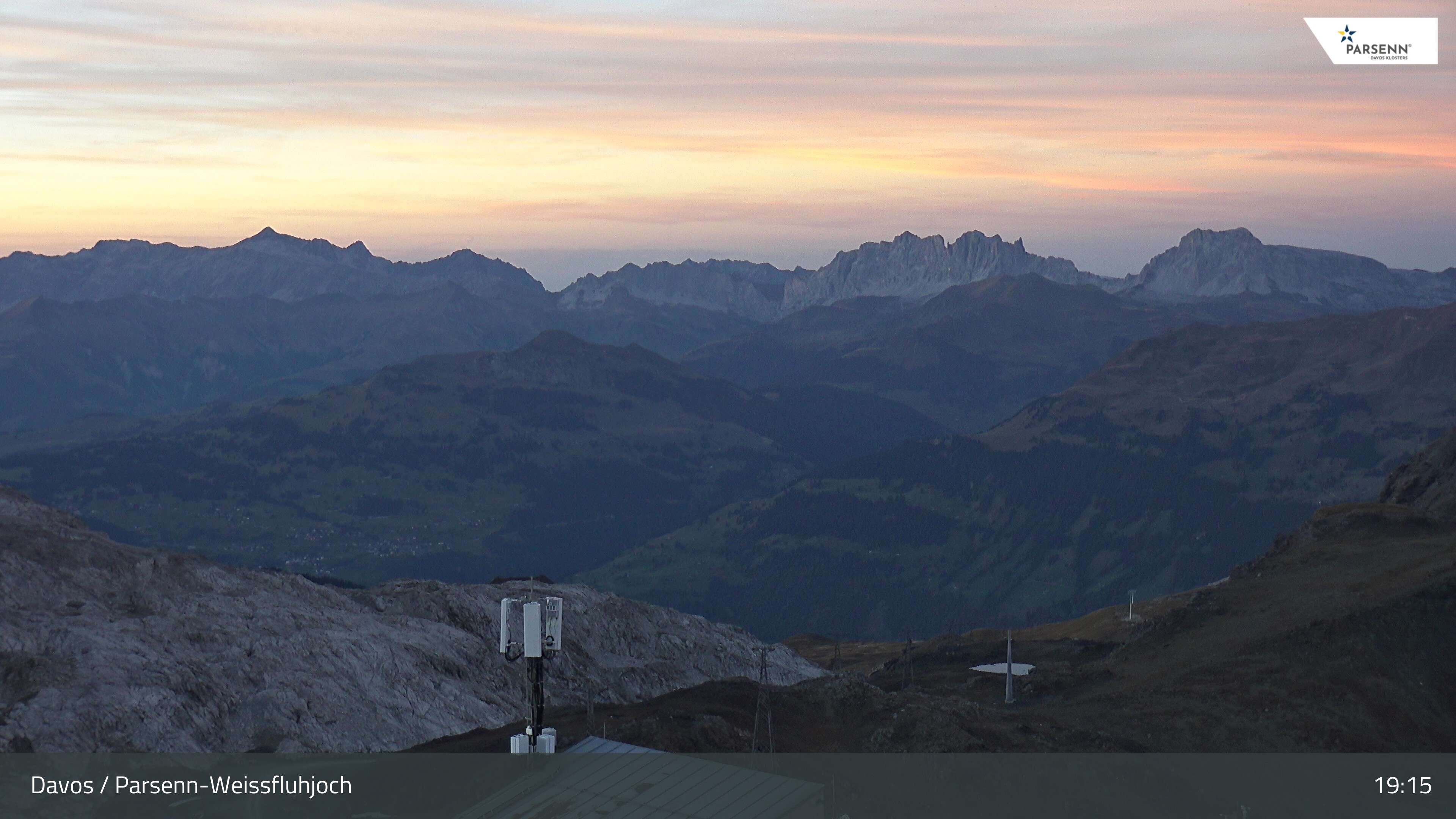 Archived image Webcam Weissfluhjoch, Davos Klosters