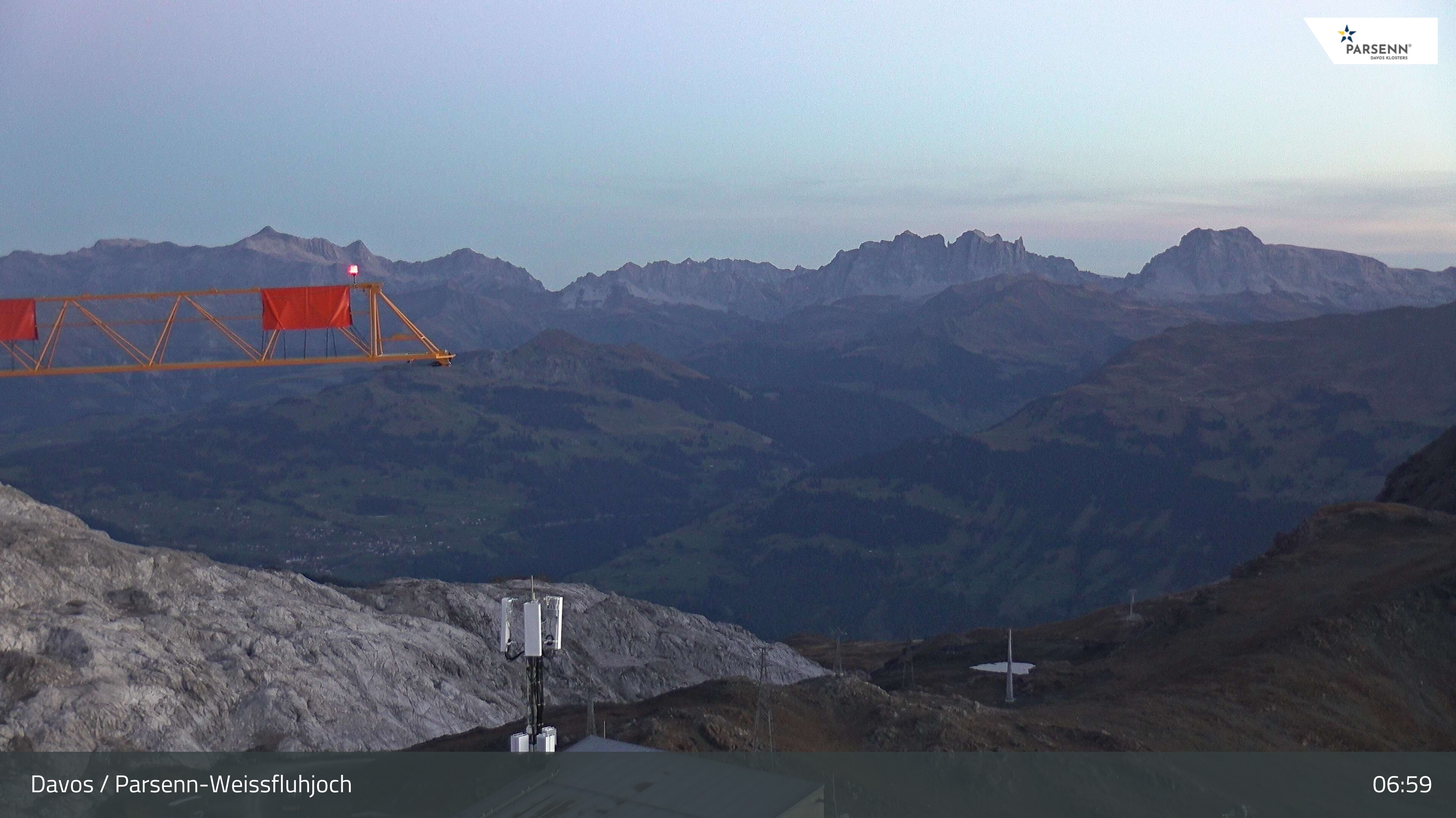 Archiv Foto Webcam Weissfluhjoch - Schifer