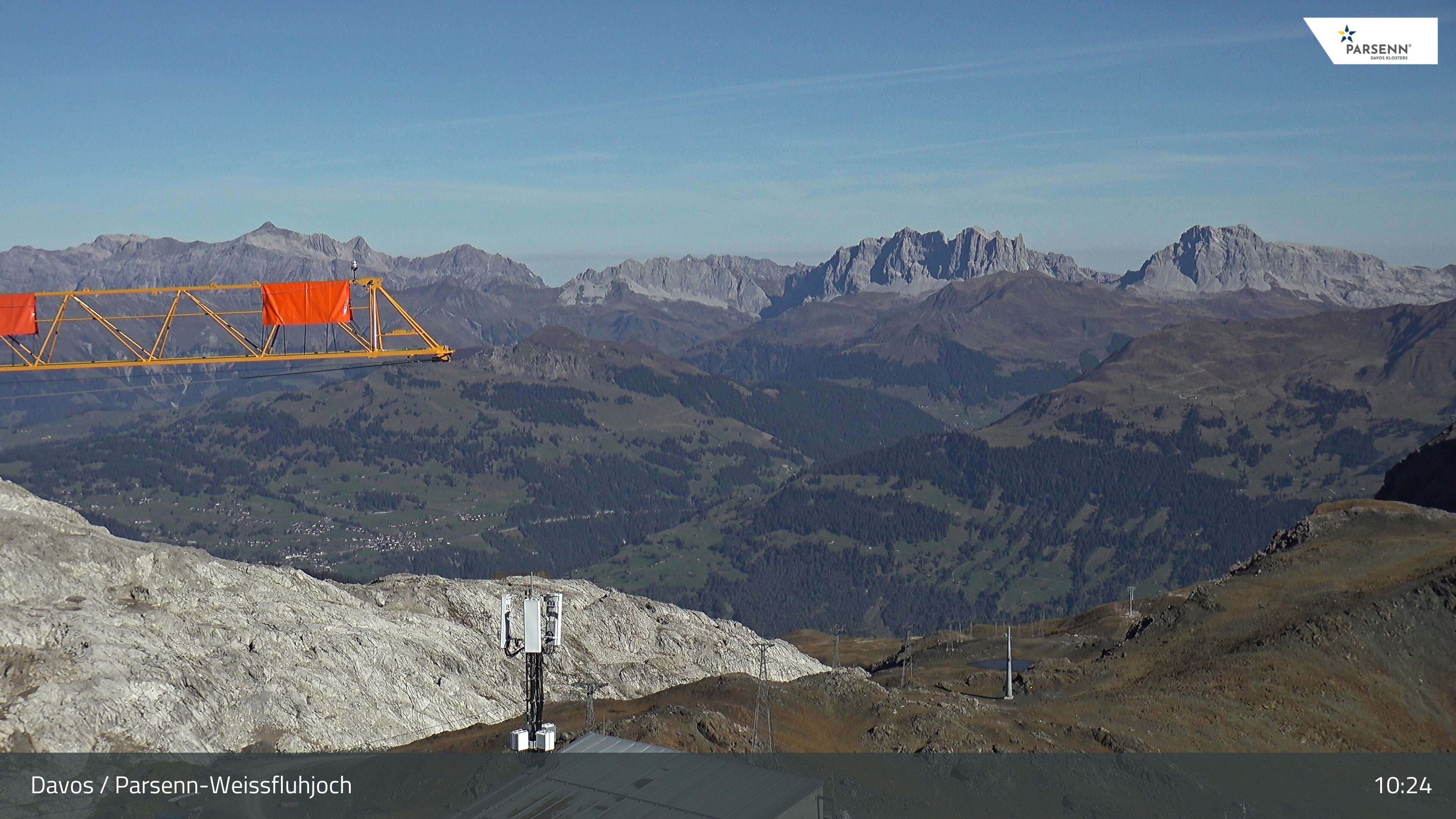 Archiv Foto Webcam Weissfluhjoch - Schifer