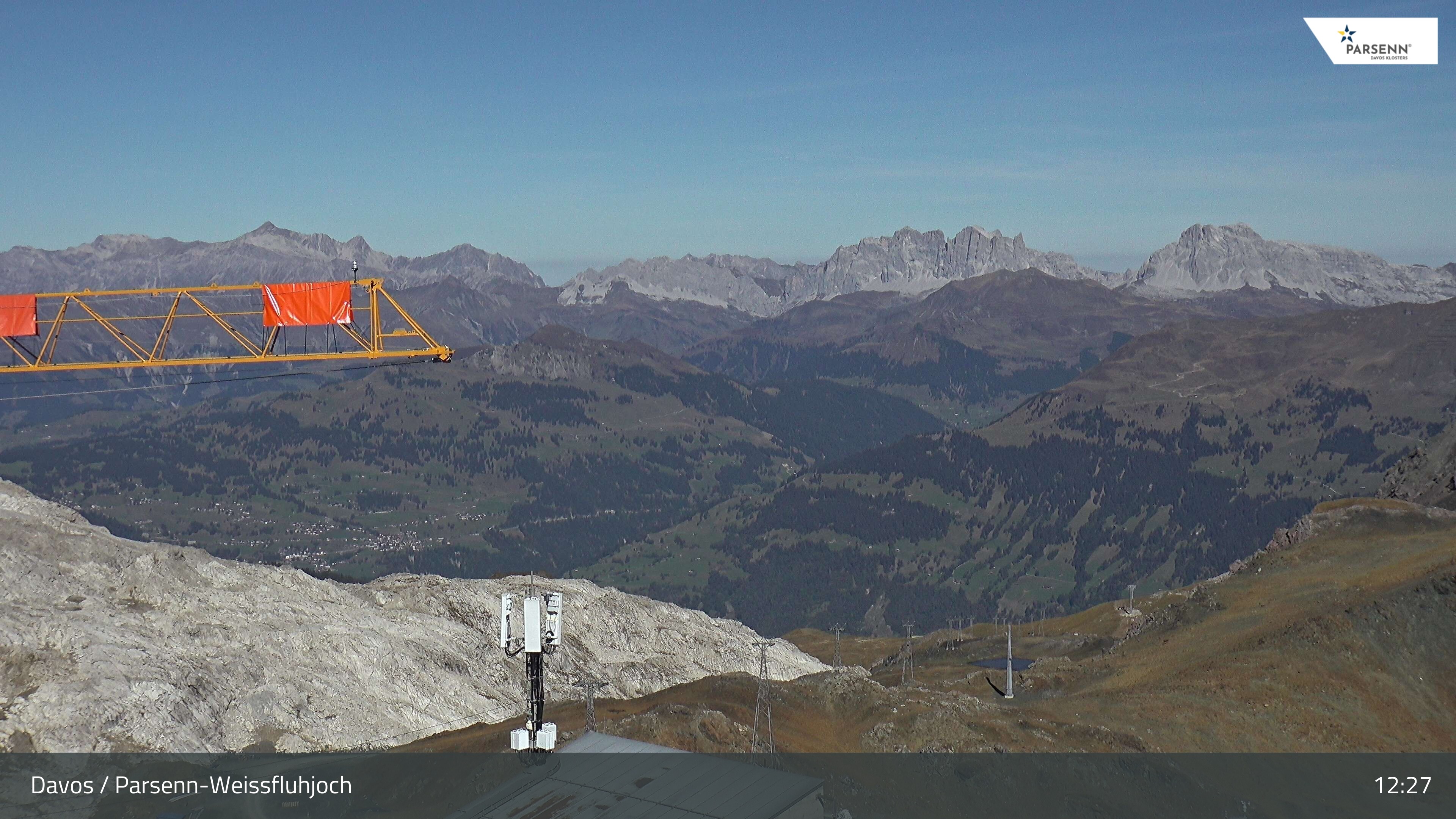 Archiv Foto Webcam Weissfluhjoch - Schifer