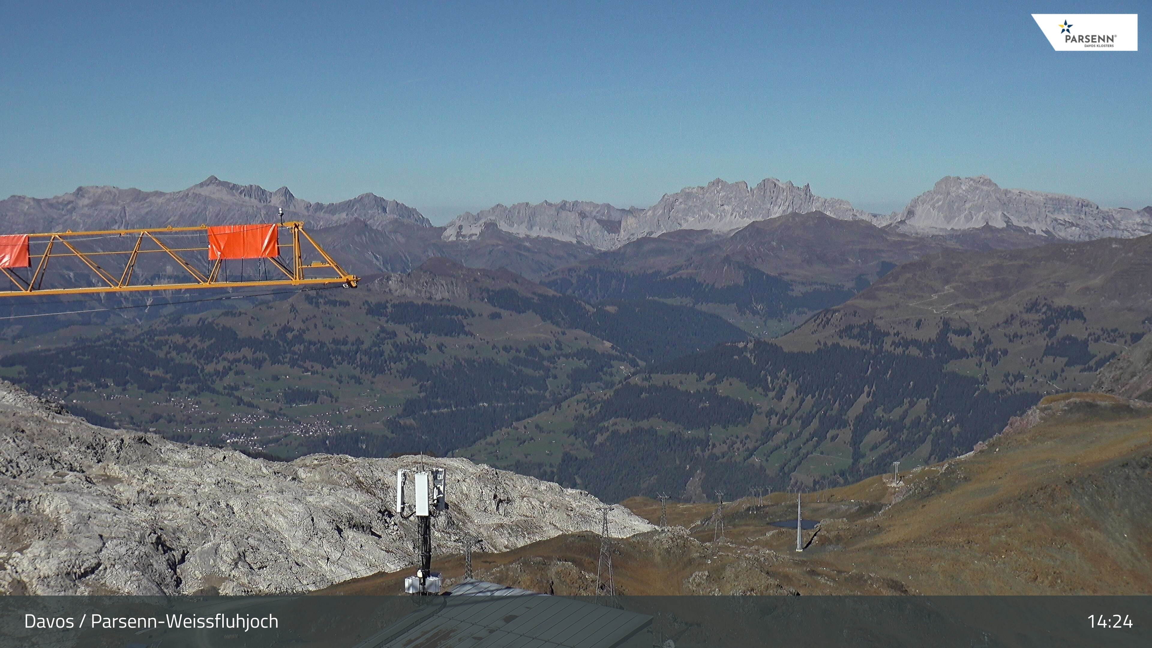 Archiv Foto Webcam Weissfluhjoch - Schifer