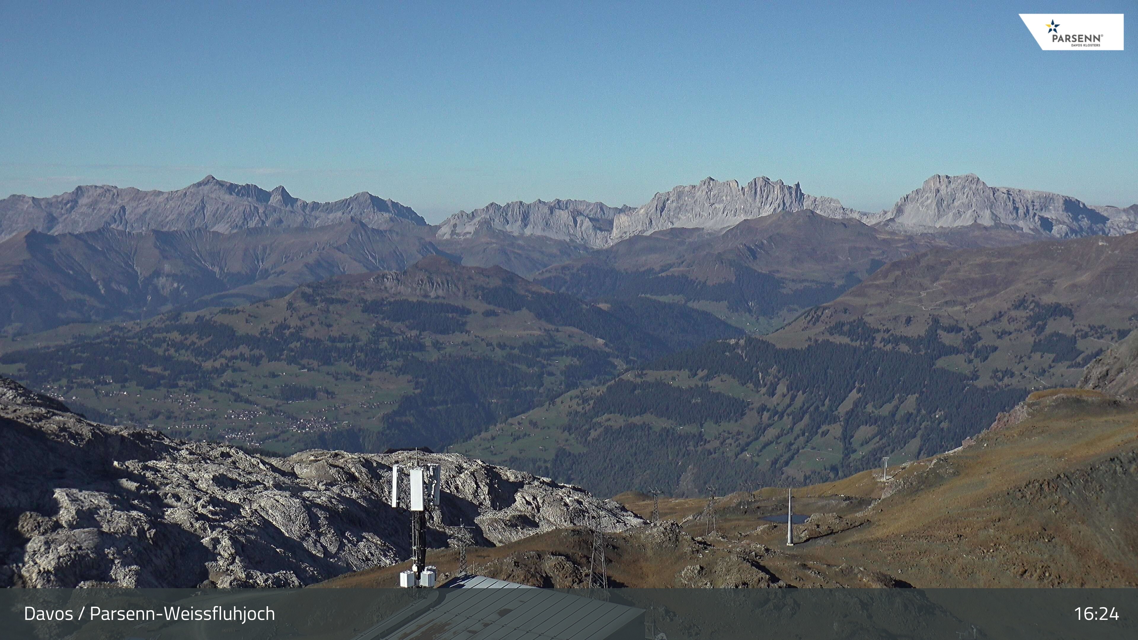Archived image Webcam Weissfluhjoch, Davos Klosters